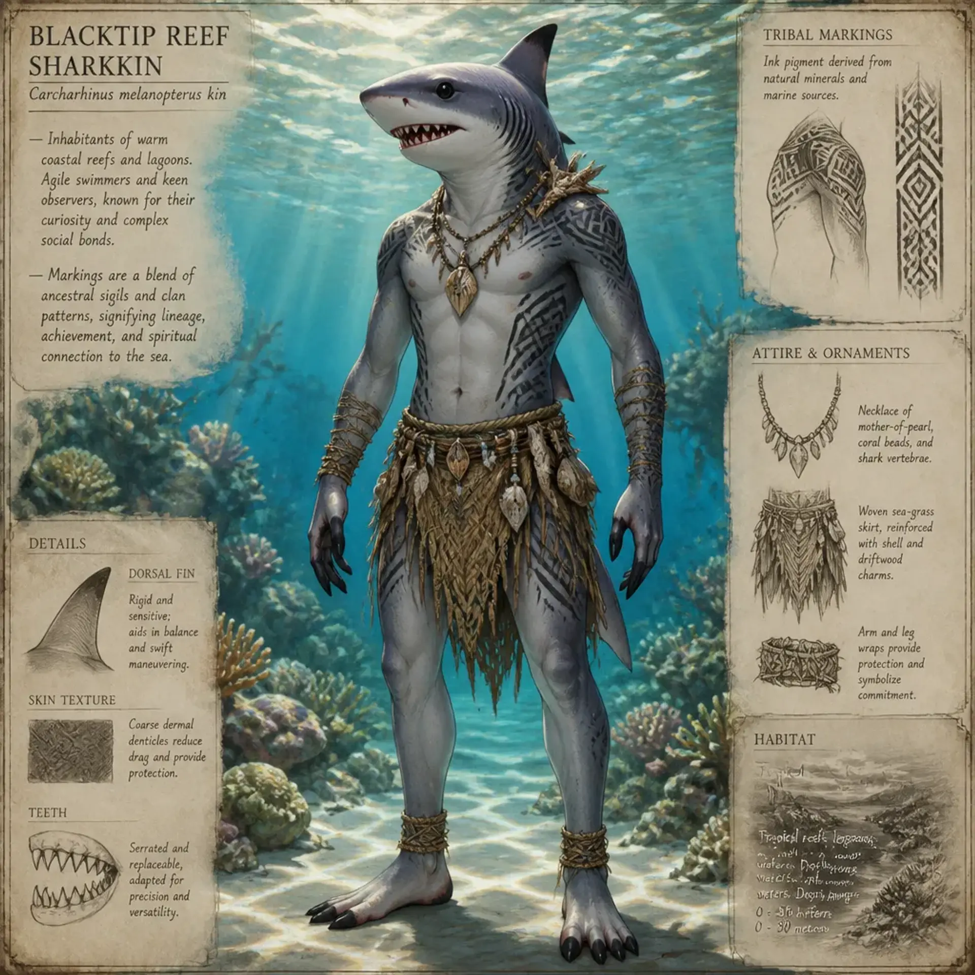 Makunai - AI-generated fantasy Species