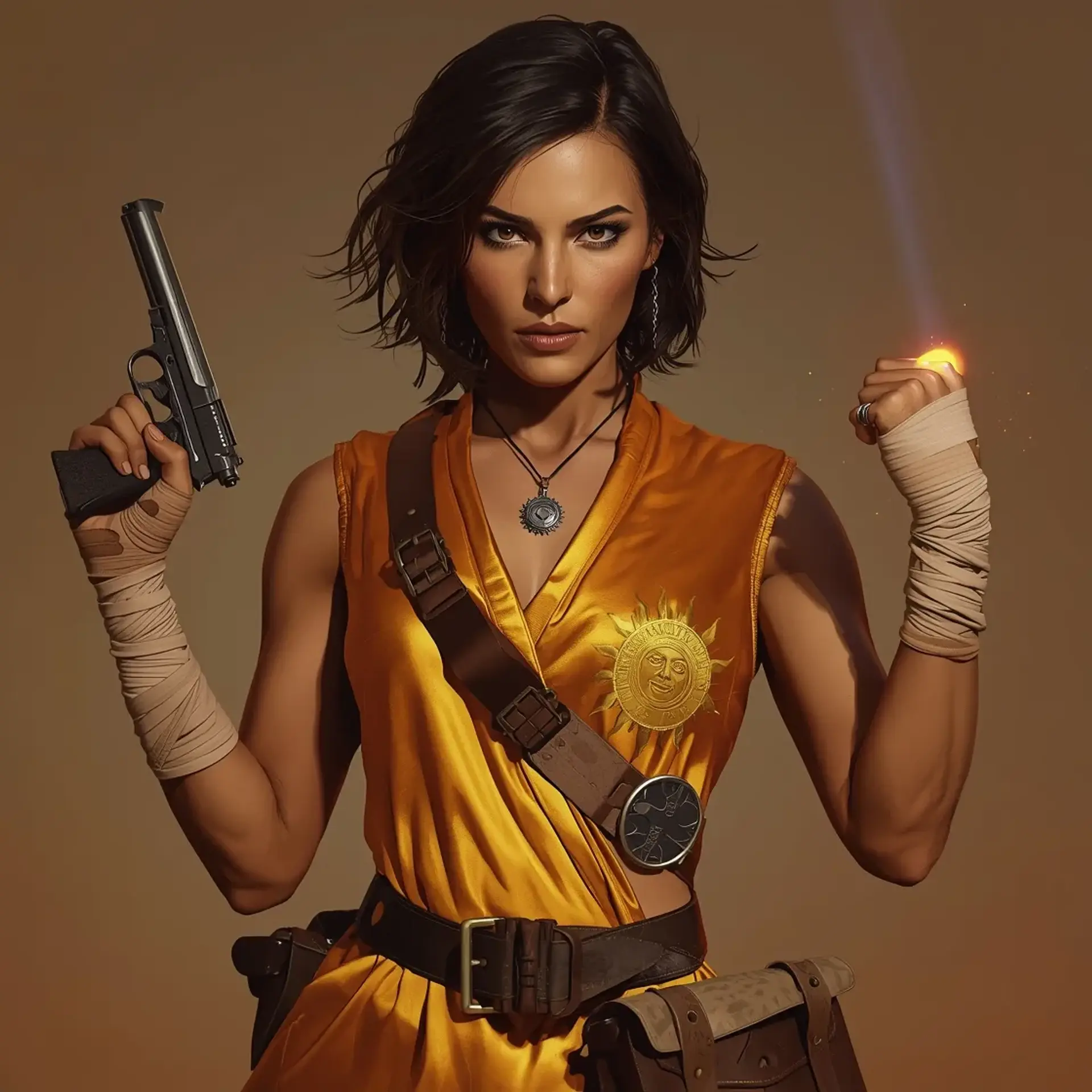 Clementine Corwin - AI-generated fantasy Character