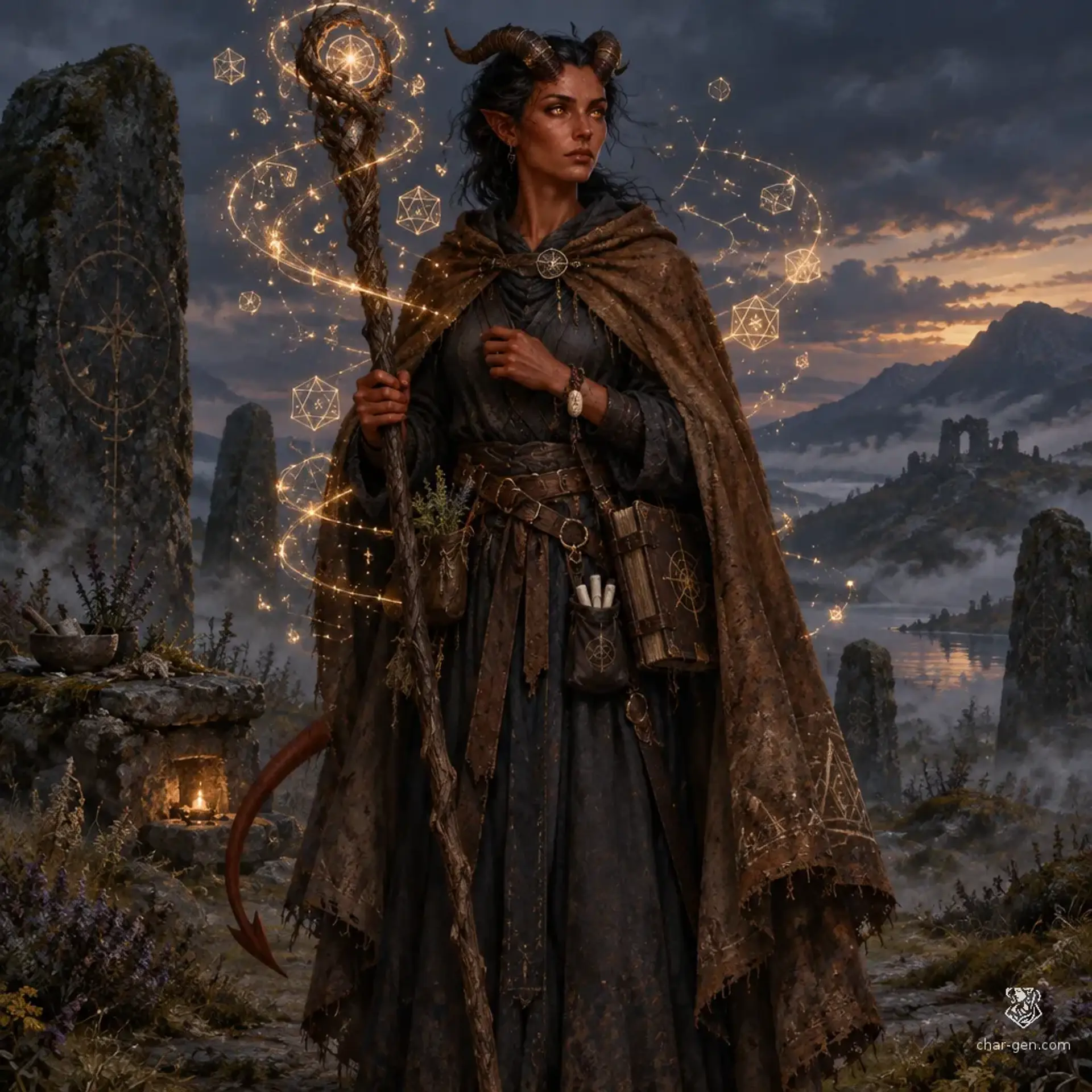 Kjemba - AI-generated fantasy Character