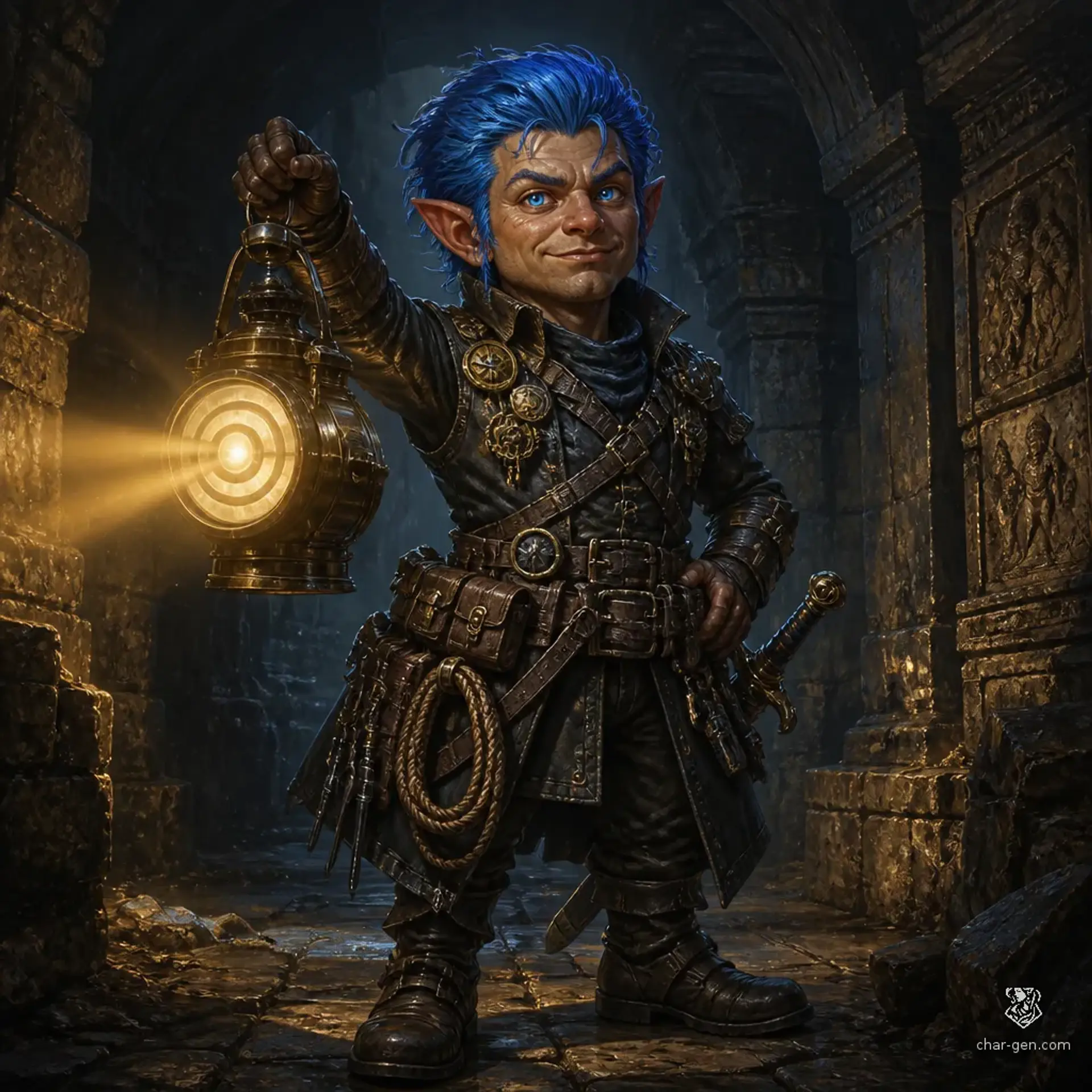 Echo Nullbit - AI-generated fantasy Character