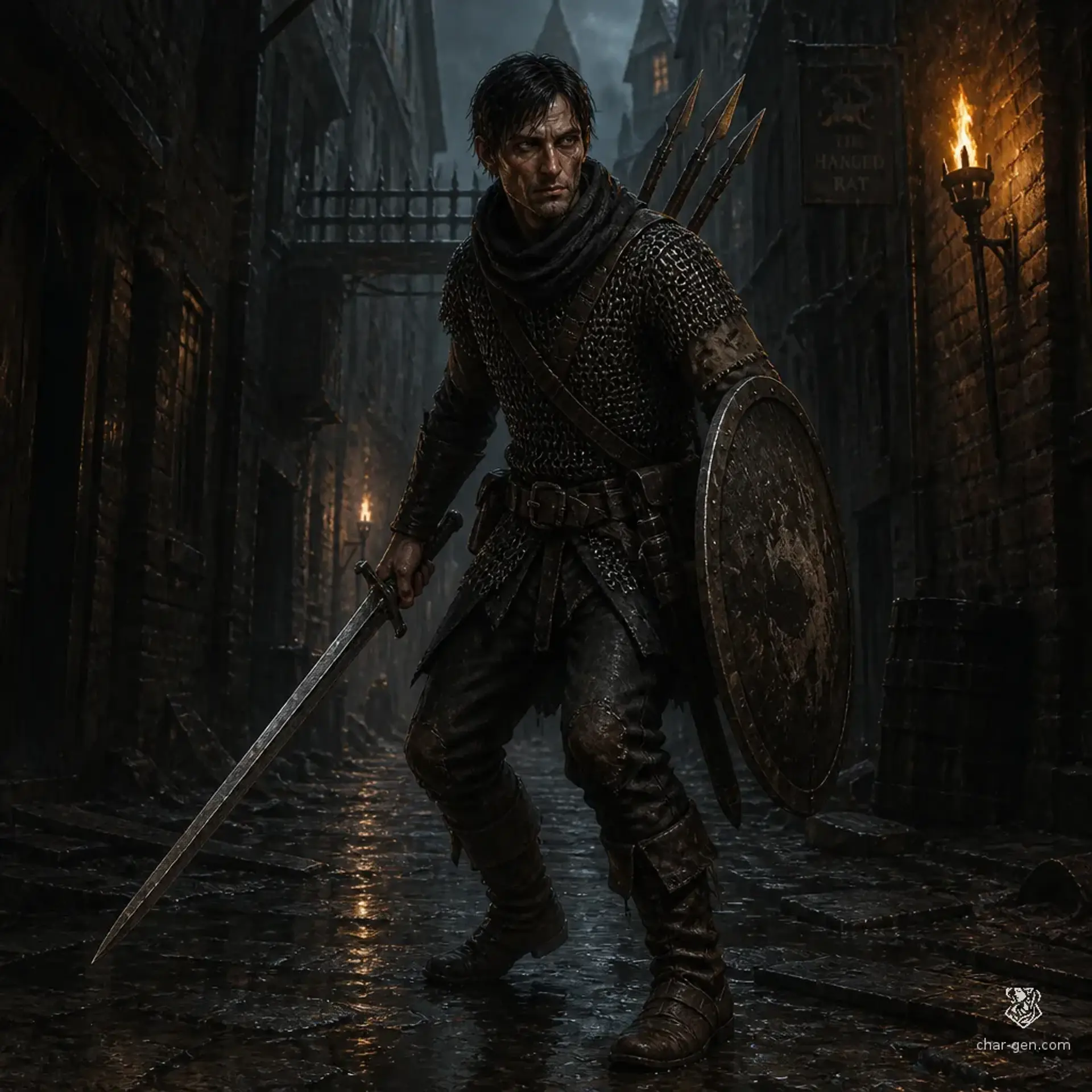 Jackal - AI-generated fantasy Character