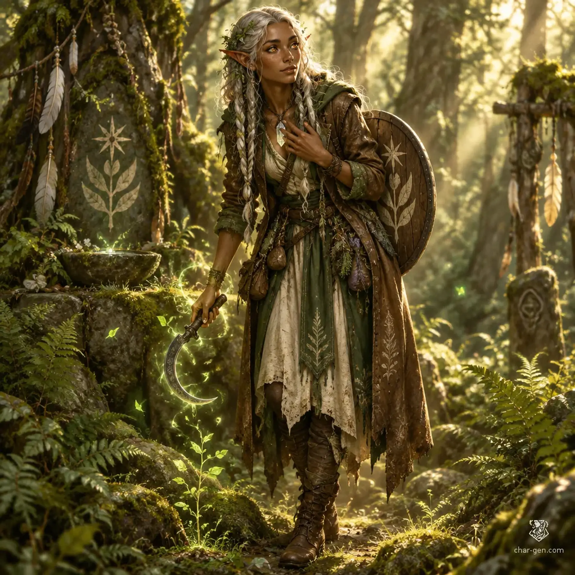 Crystalheart Summerwind - AI-generated fantasy Character