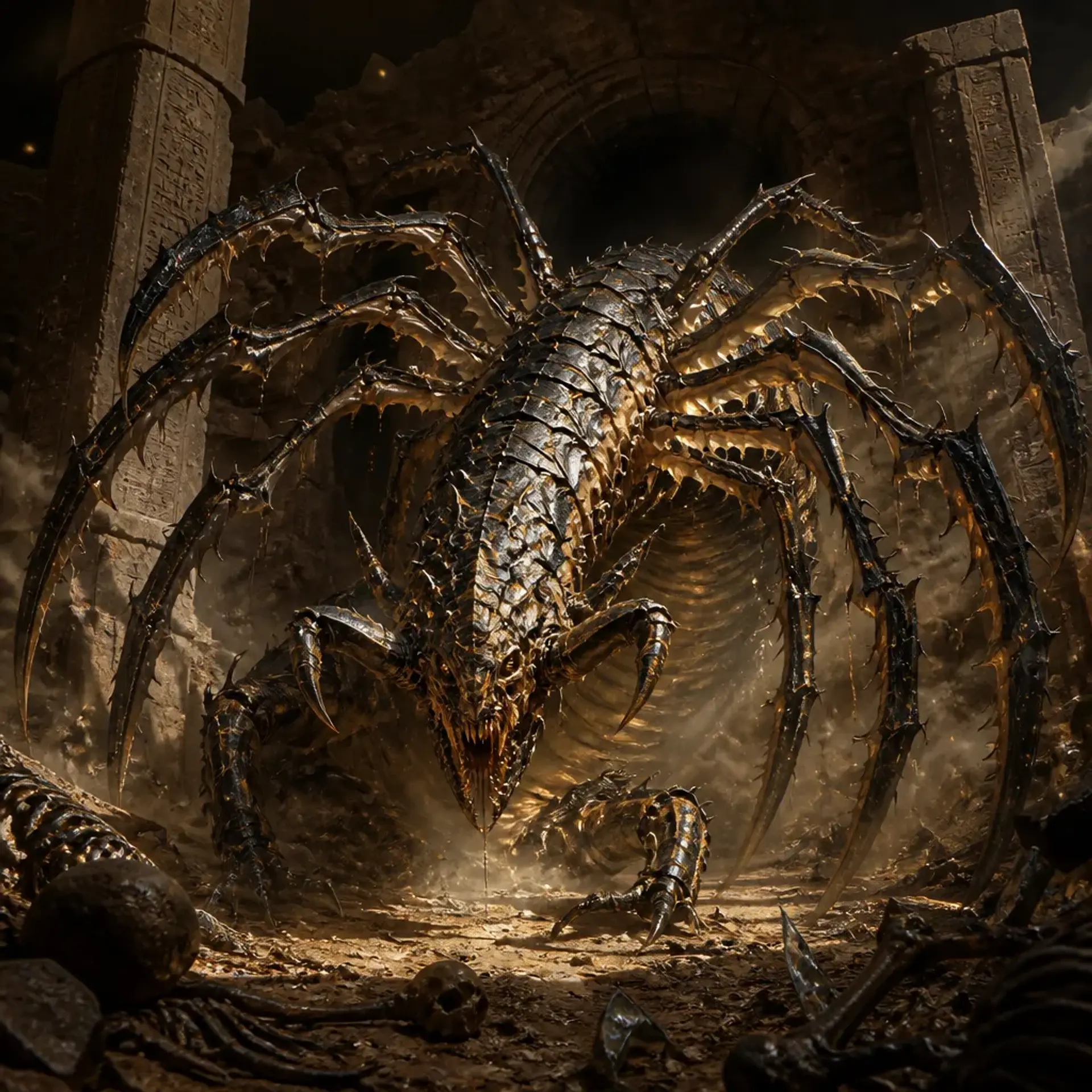 Dune Ravager - AI-generated fantasy Monster