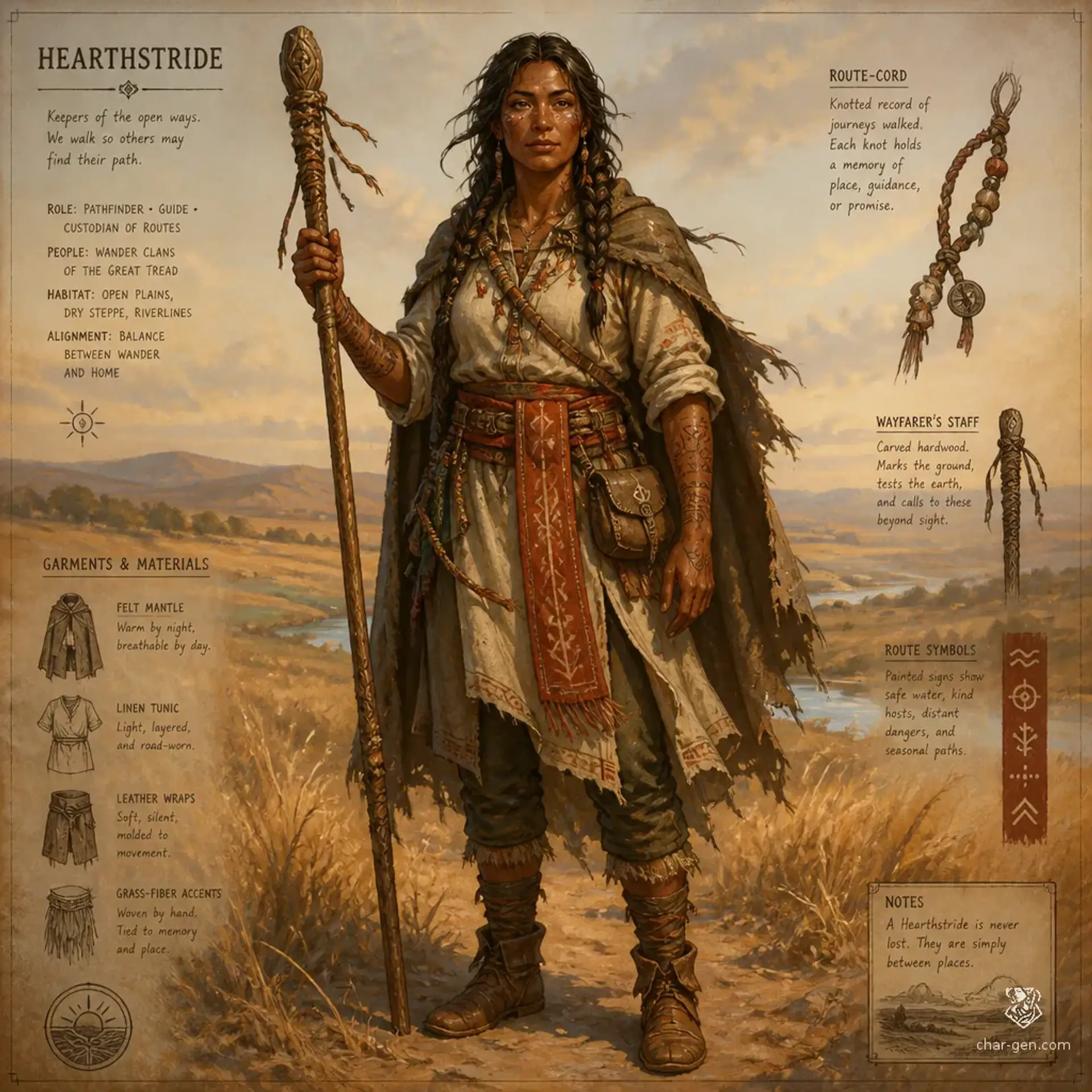Hearthstride - AI-generated fantasy Species