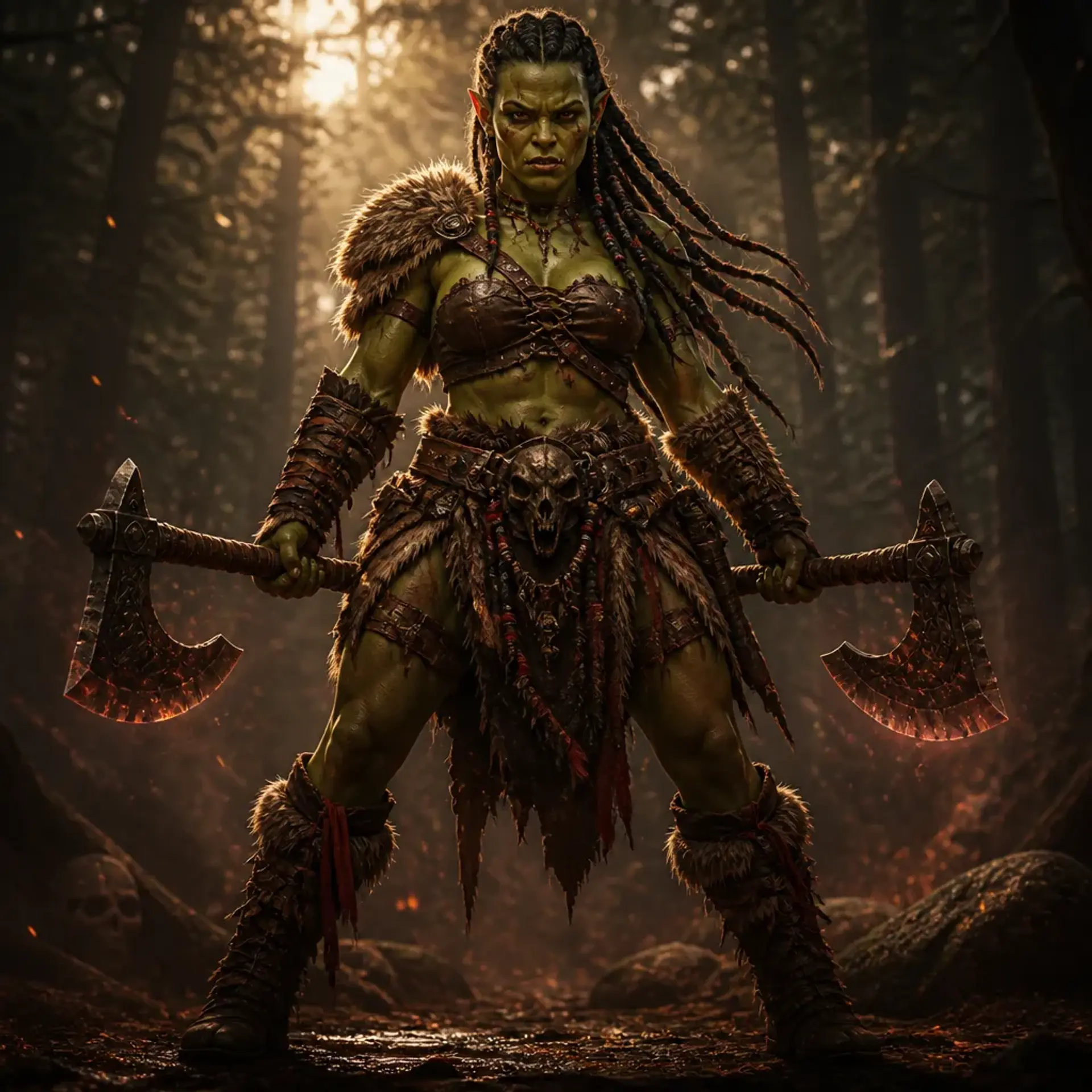 Nshira Mbele - AI-generated fantasy Character
