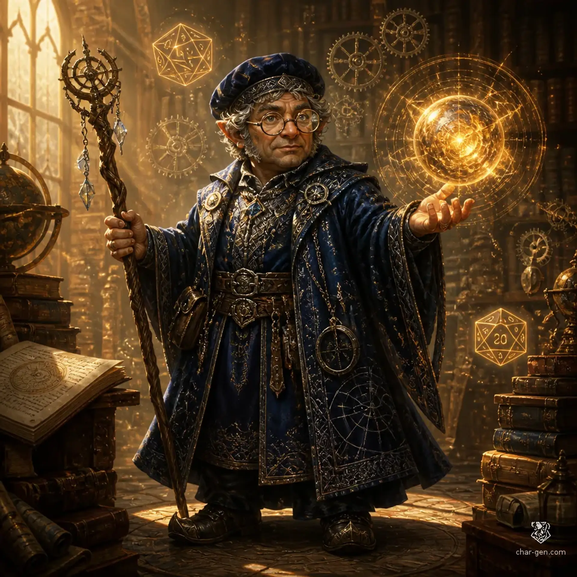 Thistle Bramblewick - AI-generated fantasy Character