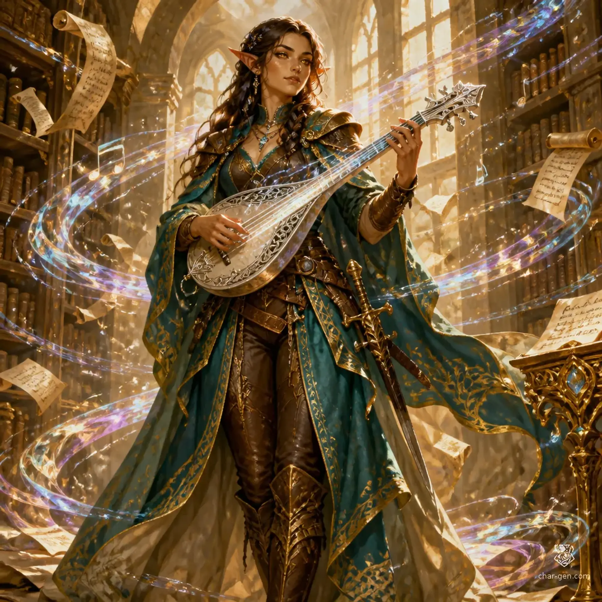 Elara Moonsong - AI-generated fantasy Character
