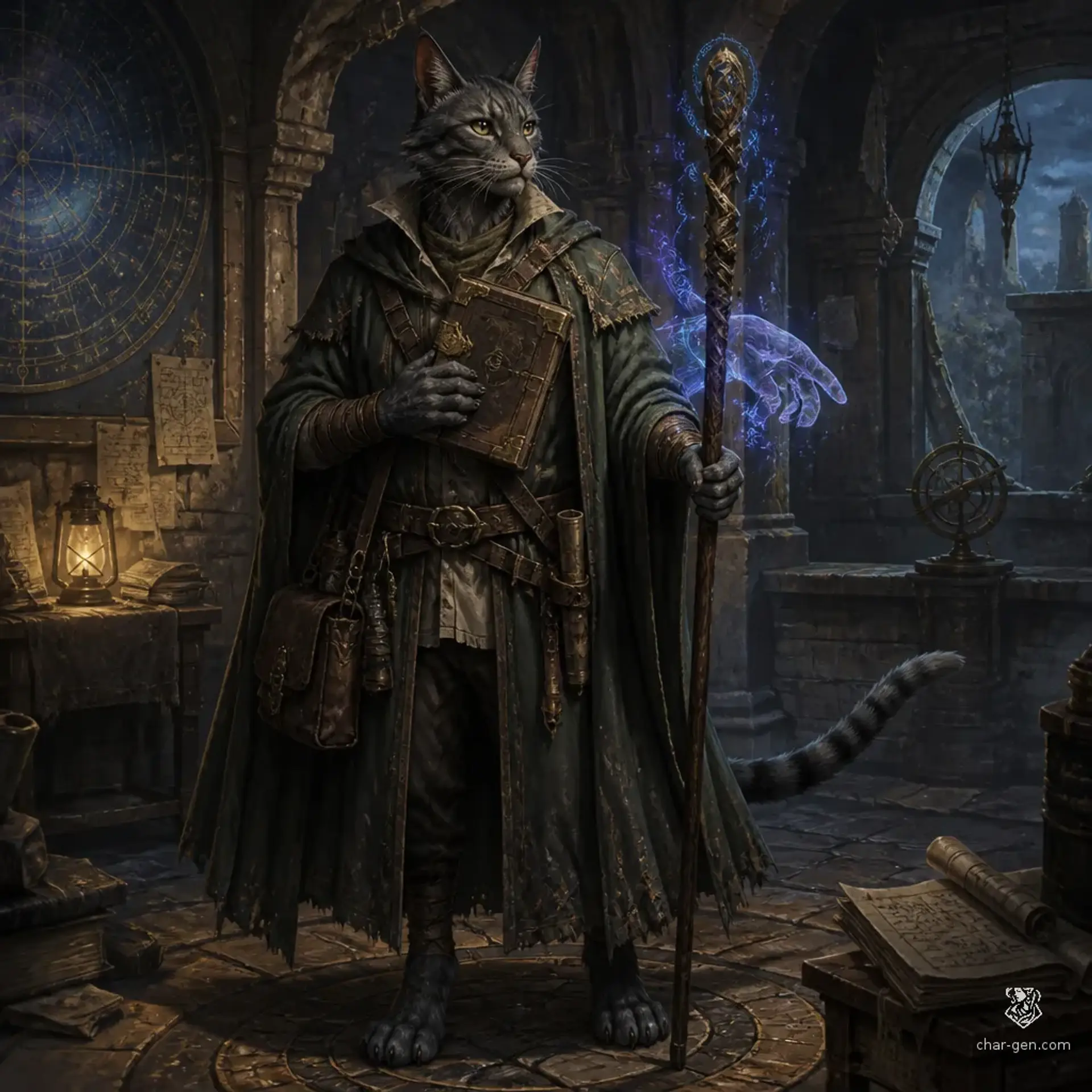 Koz Tlak - AI-generated fantasy Character