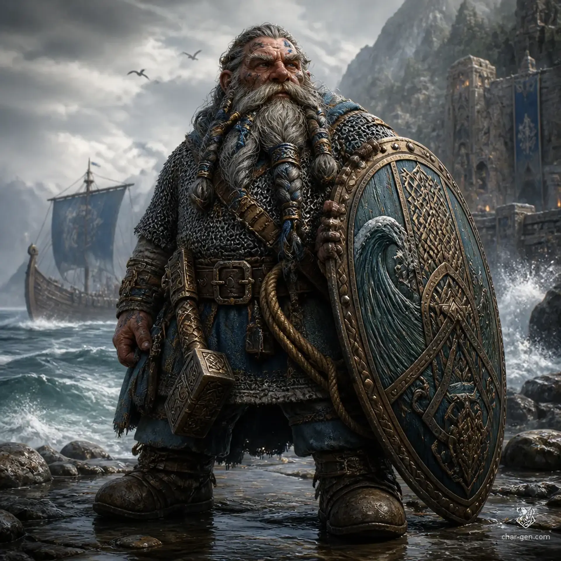 Bimli son of Colin - AI-generated fantasy Character