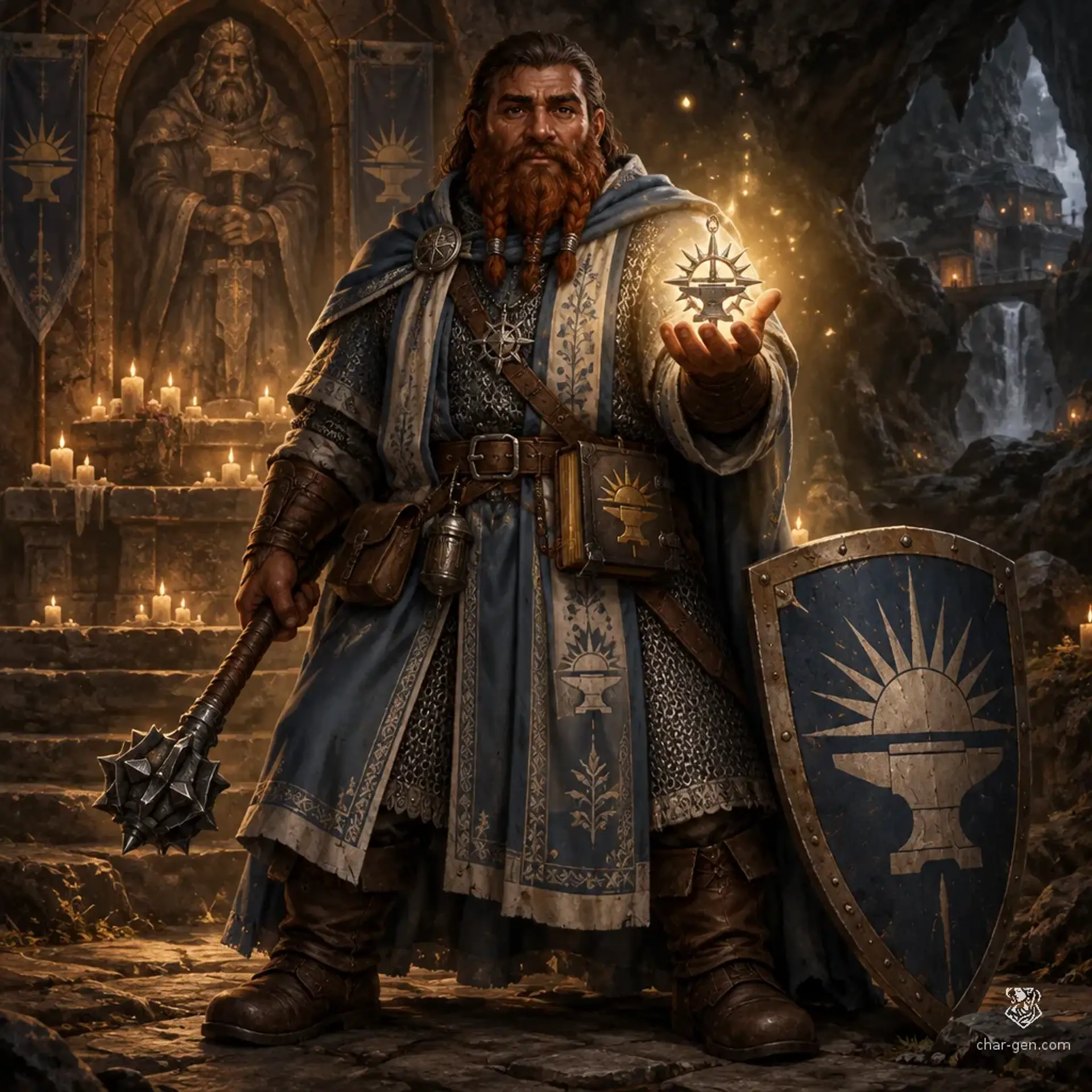 Bram Dorr - AI-generated fantasy Character