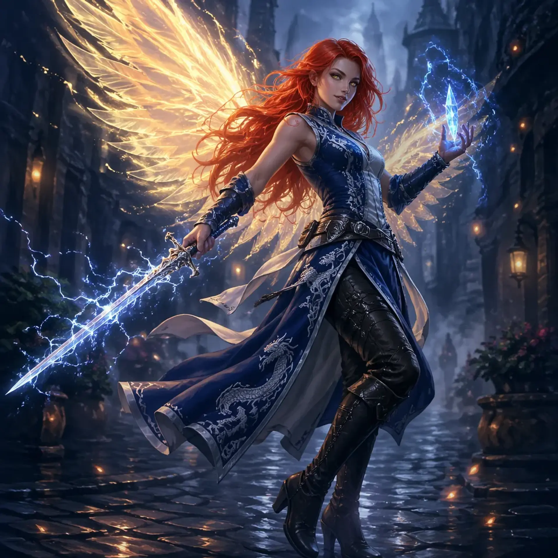 Valeria Sybil - AI-generated fantasy Character