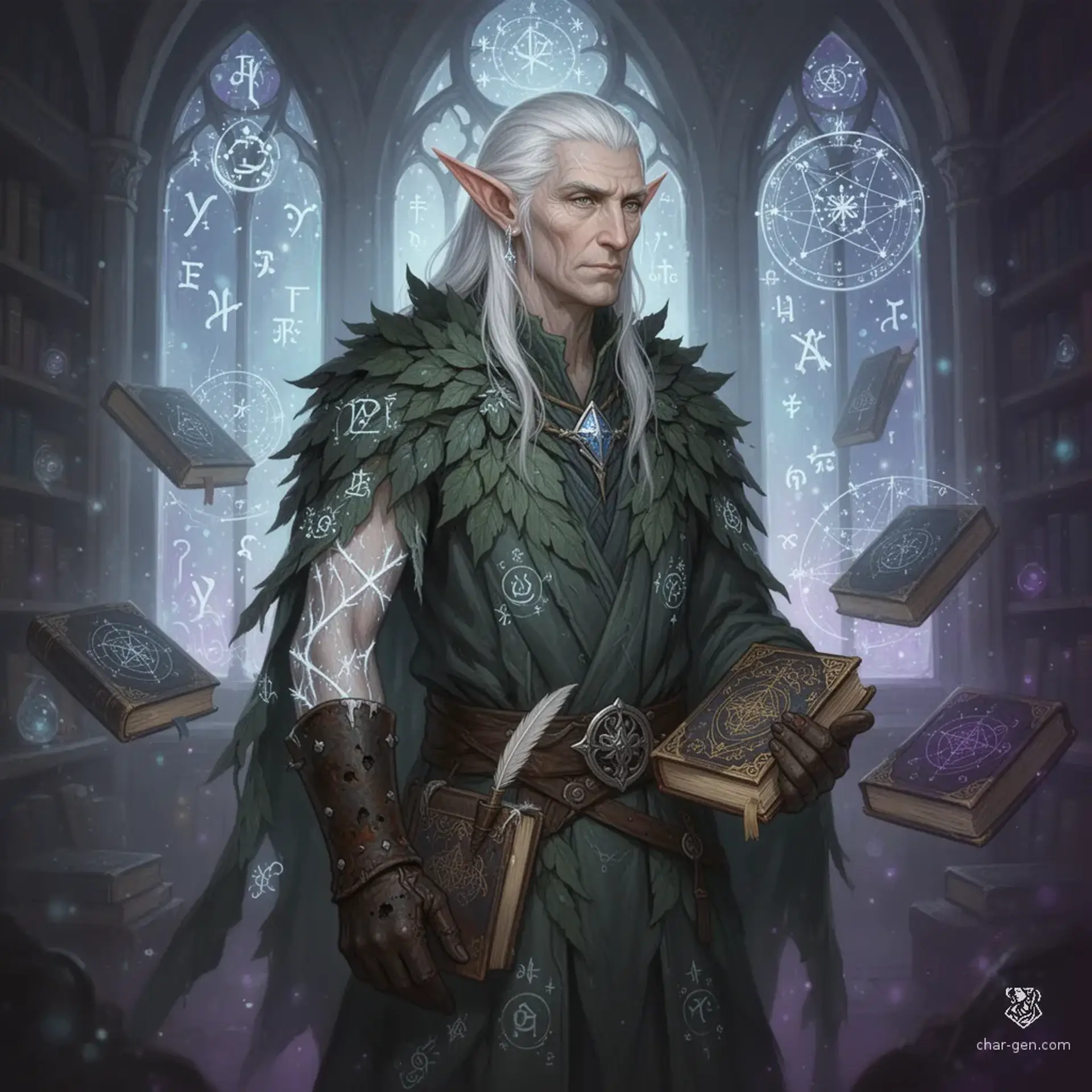 Vaelithro Mirenar - AI-generated fantasy NPC