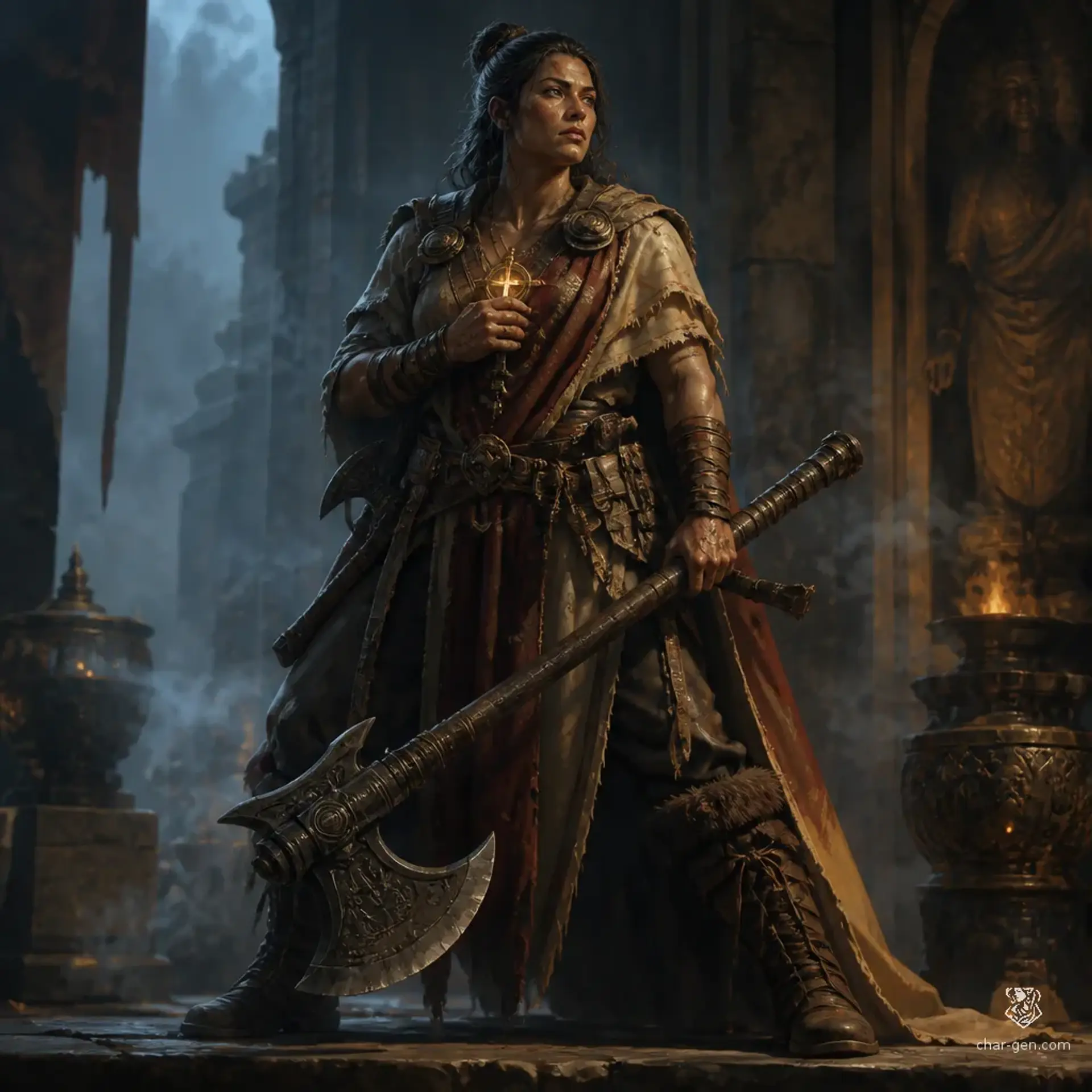 Mohammed - AI-generated fantasy Character