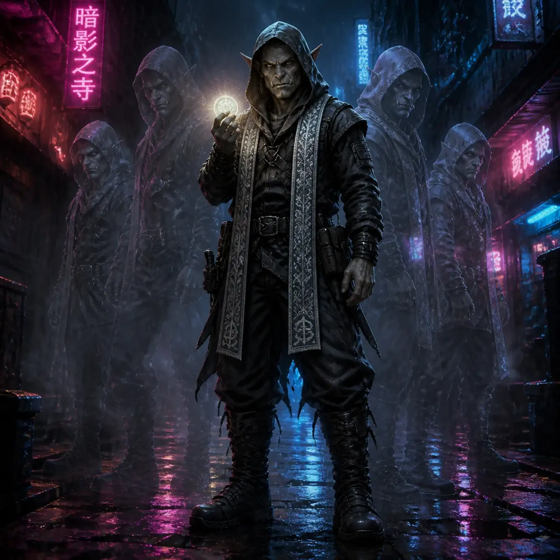 Varak 'Viper' Grime - AI-generated fantasy Character