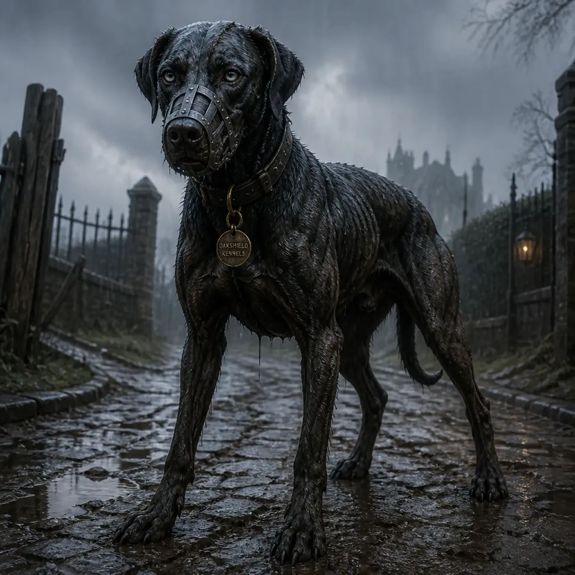 Trained Hound - AI-generated fantasy Monster
