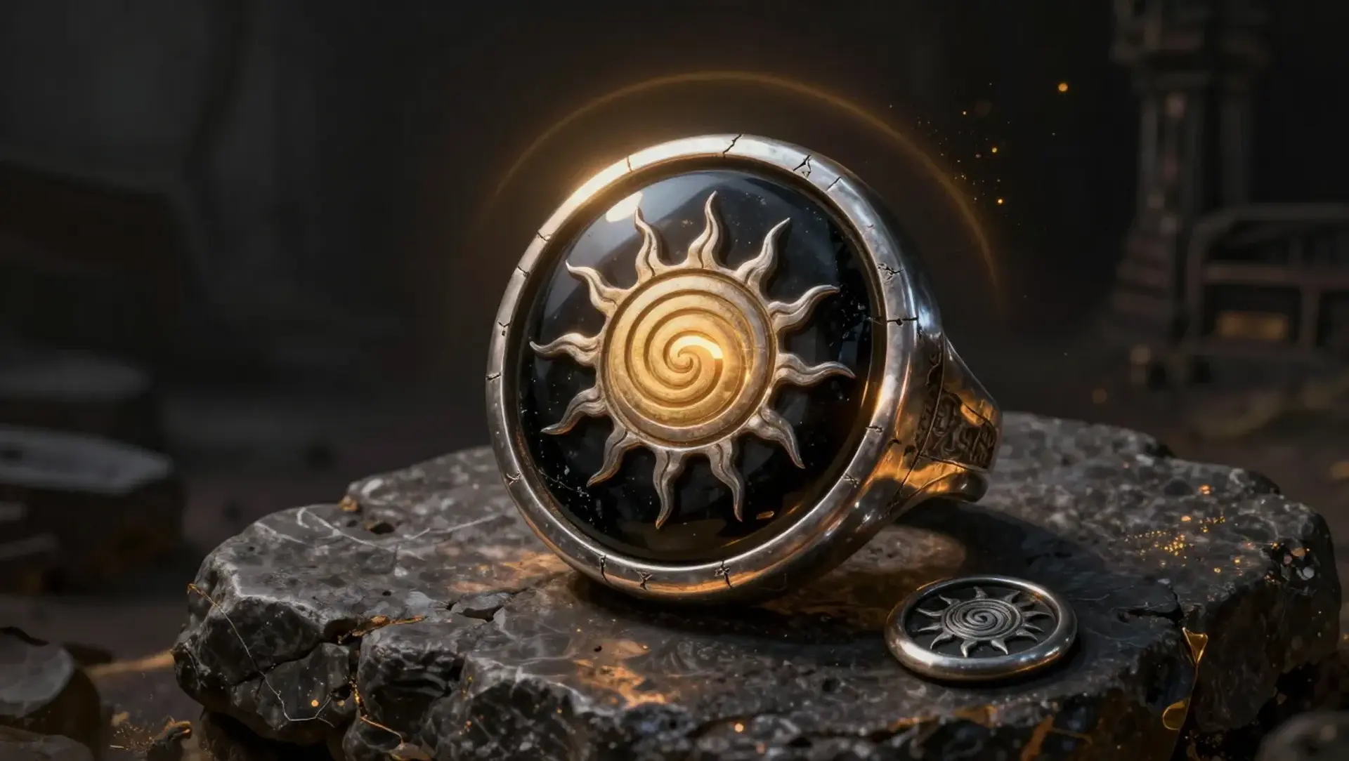 Solar Spiral Signet