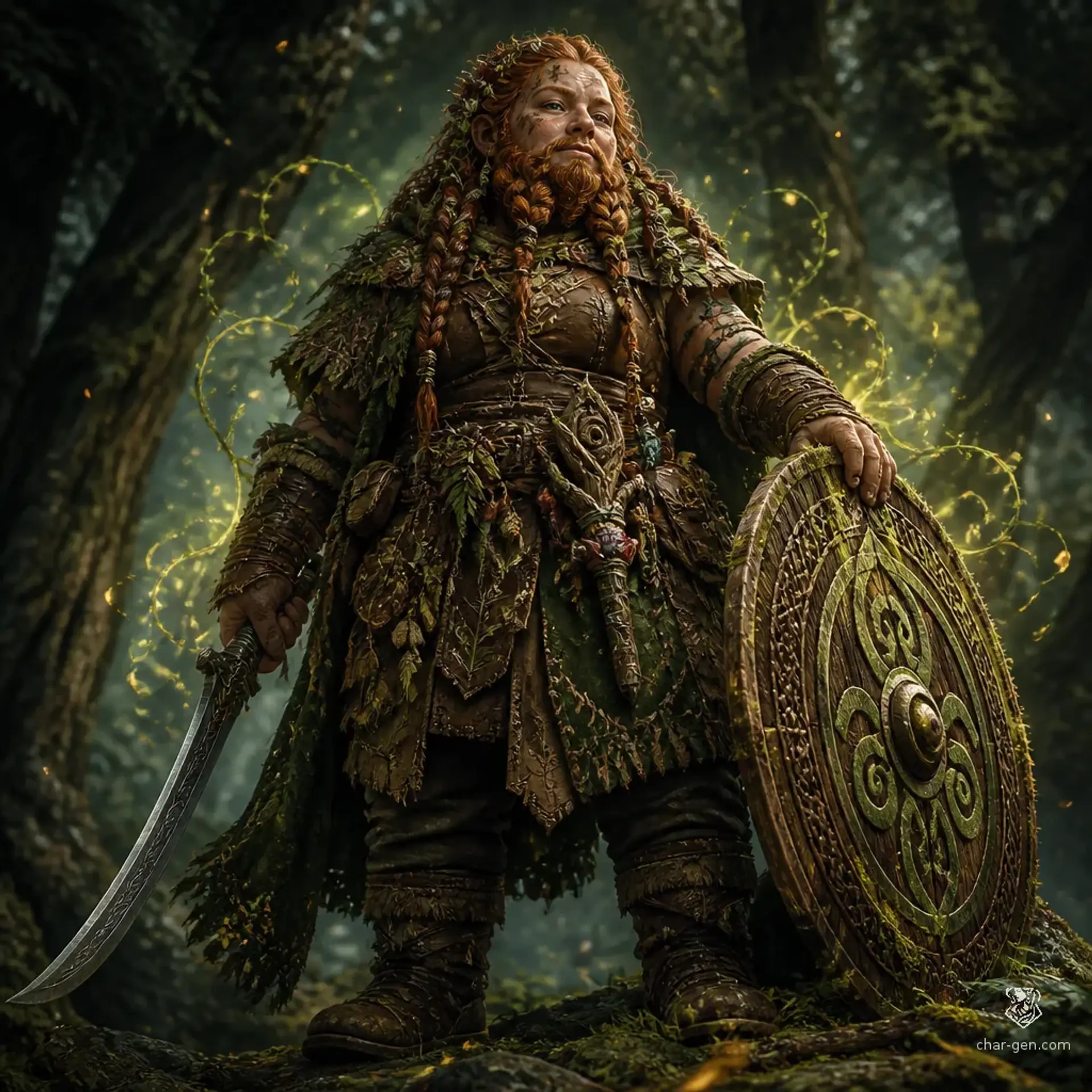 Vistra - AI-generated fantasy Character