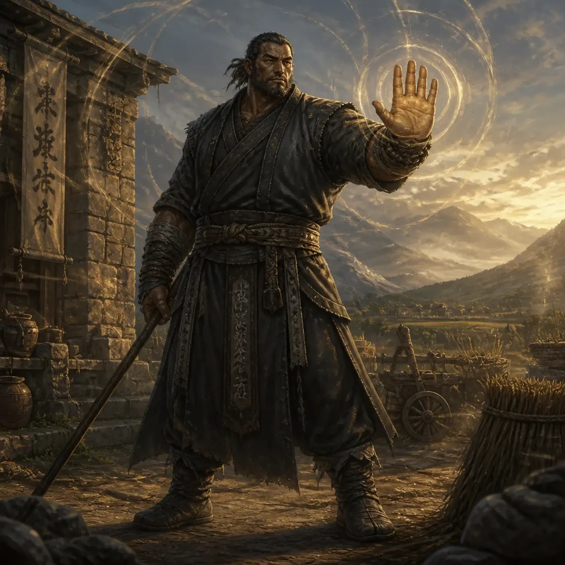 Djin Krostai - AI-generated fantasy Character