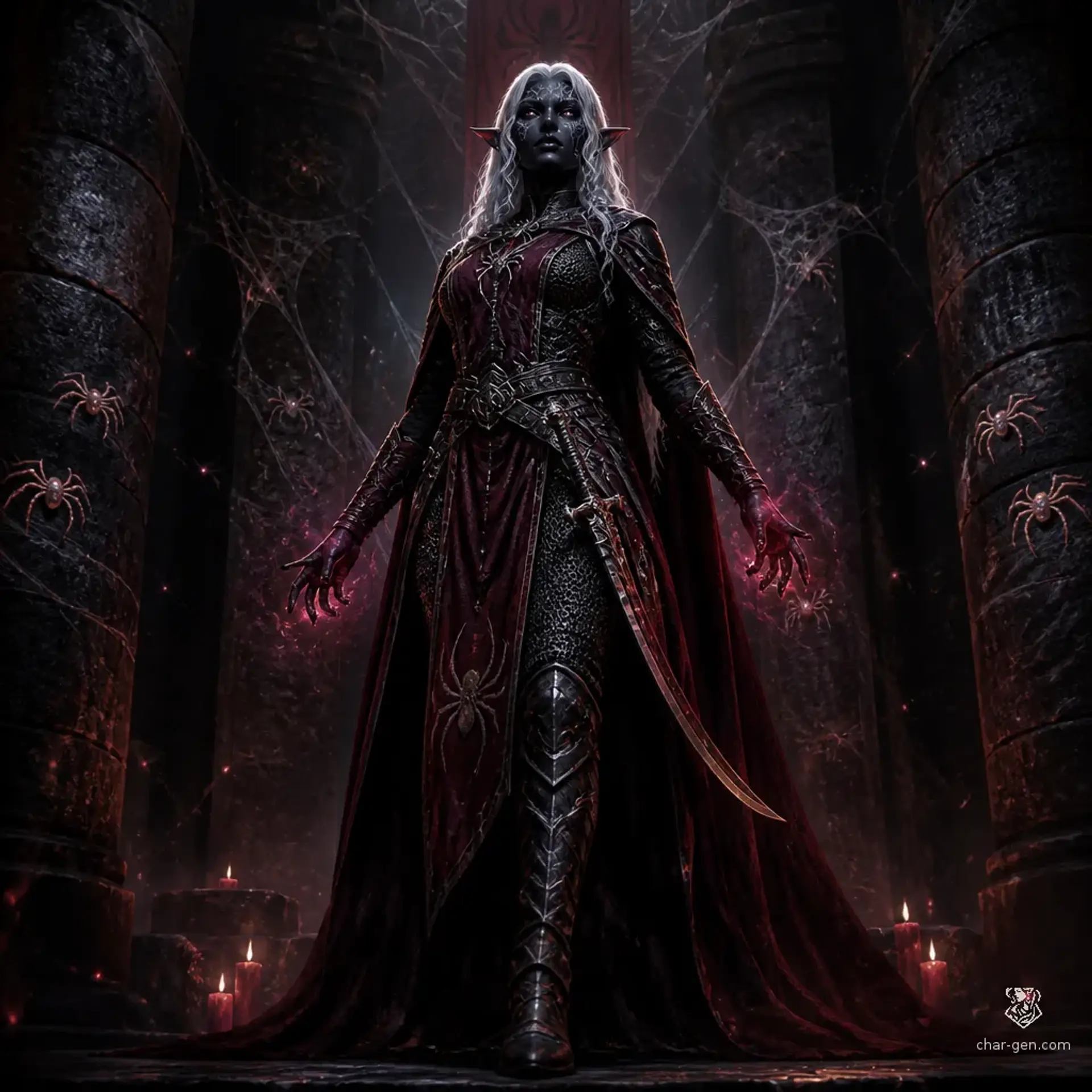 Aurelia Malice - AI-generated fantasy Character