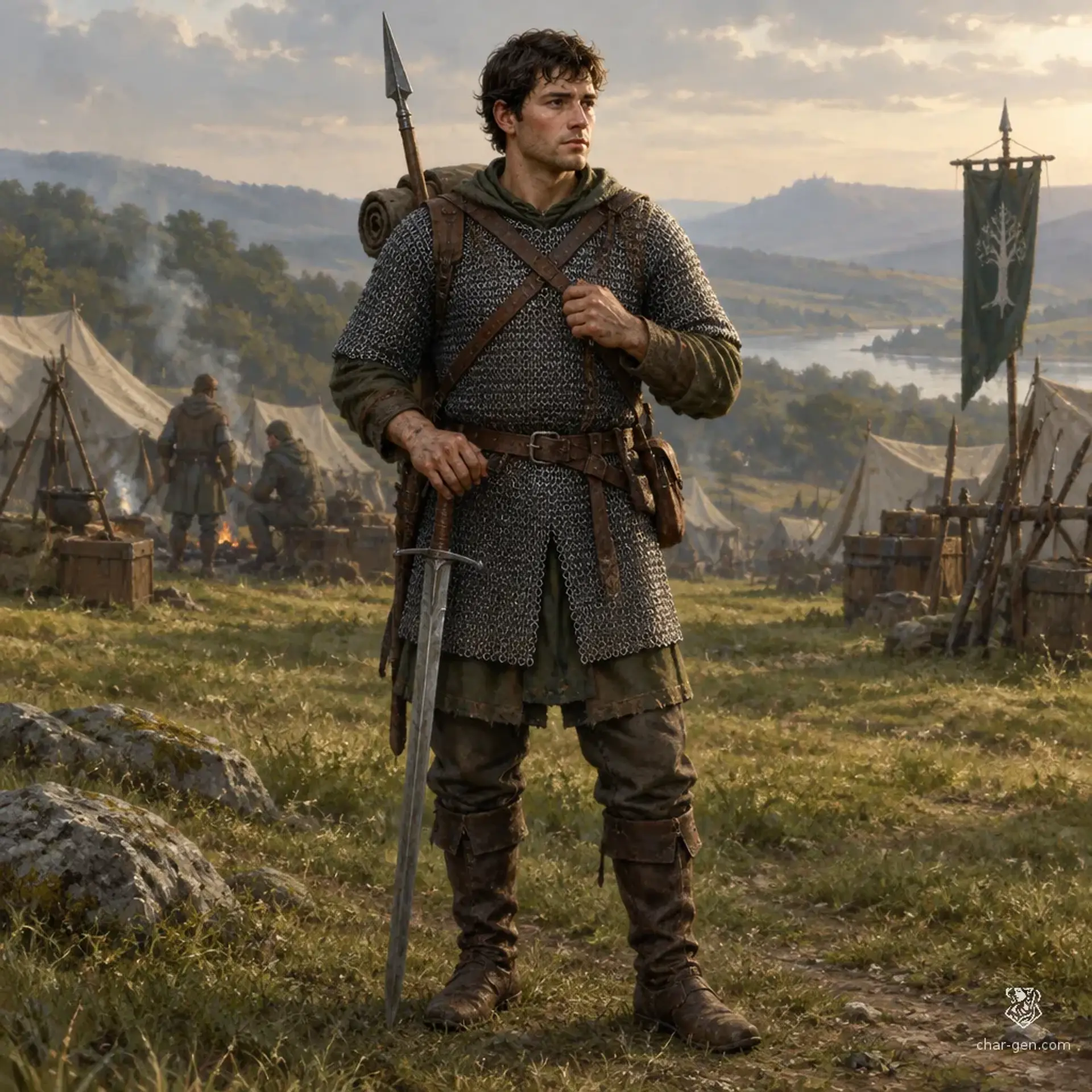 Haerb - AI-generated fantasy Character