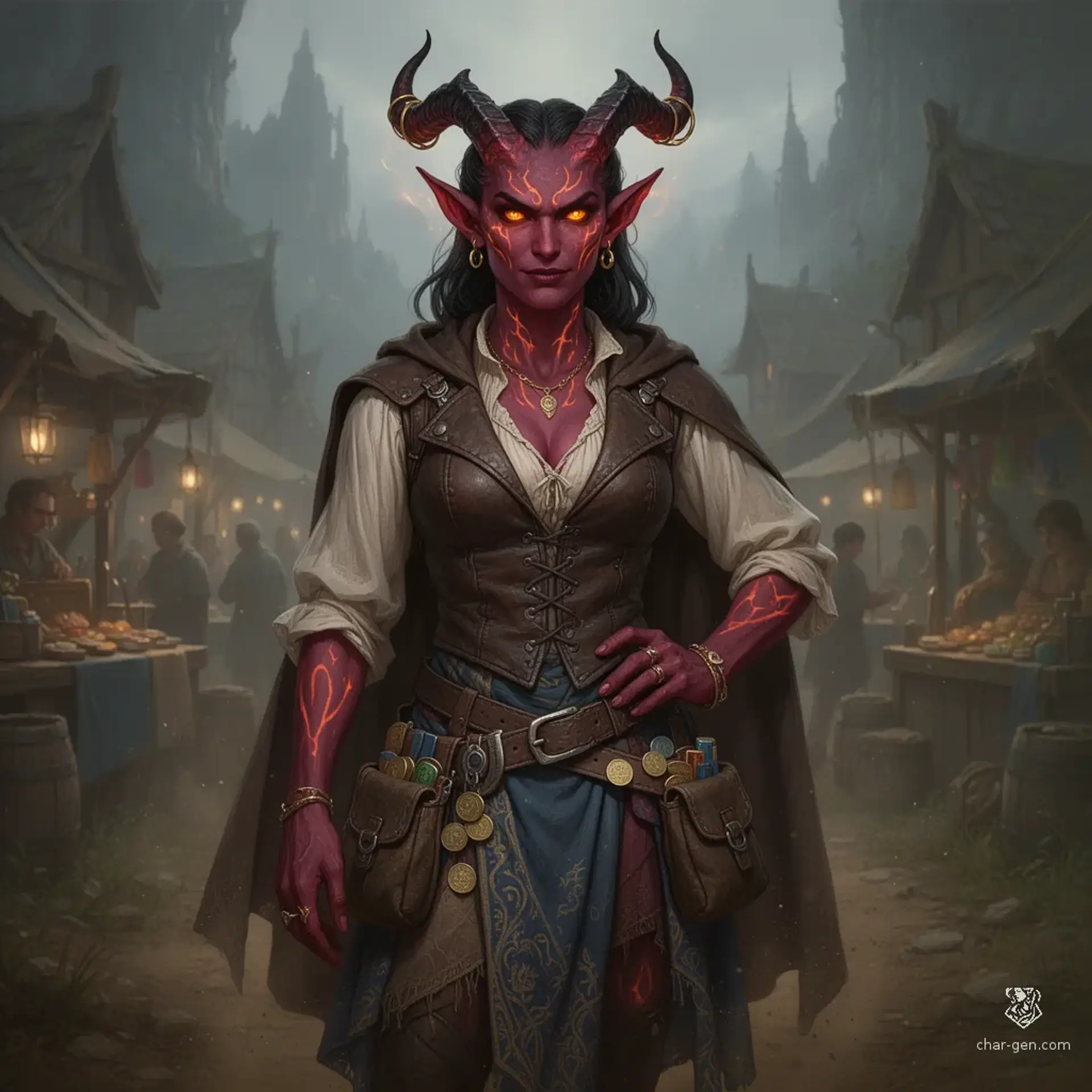Karysta Vane - AI-generated fantasy NPC