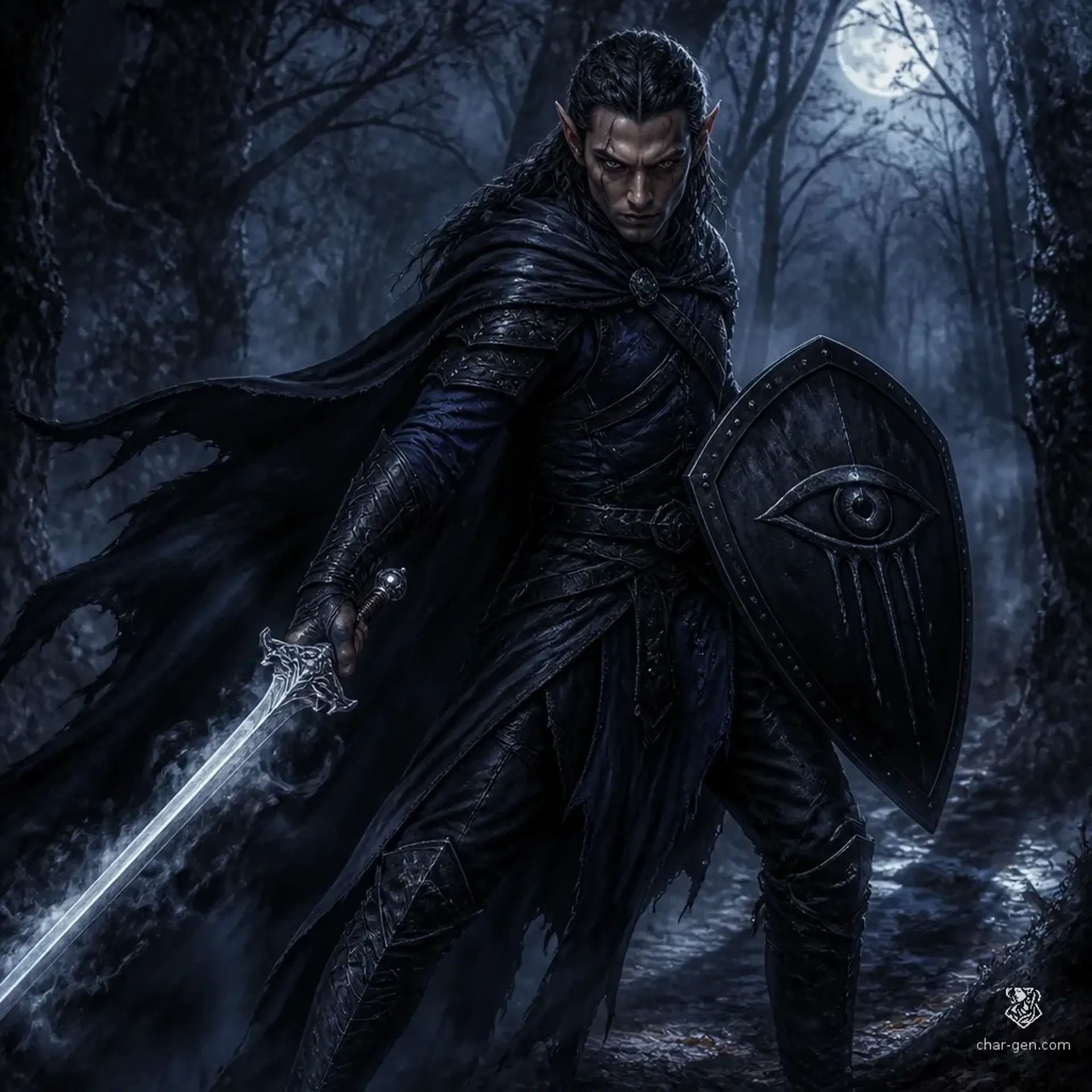 Arannis Vane - AI-generated fantasy Character