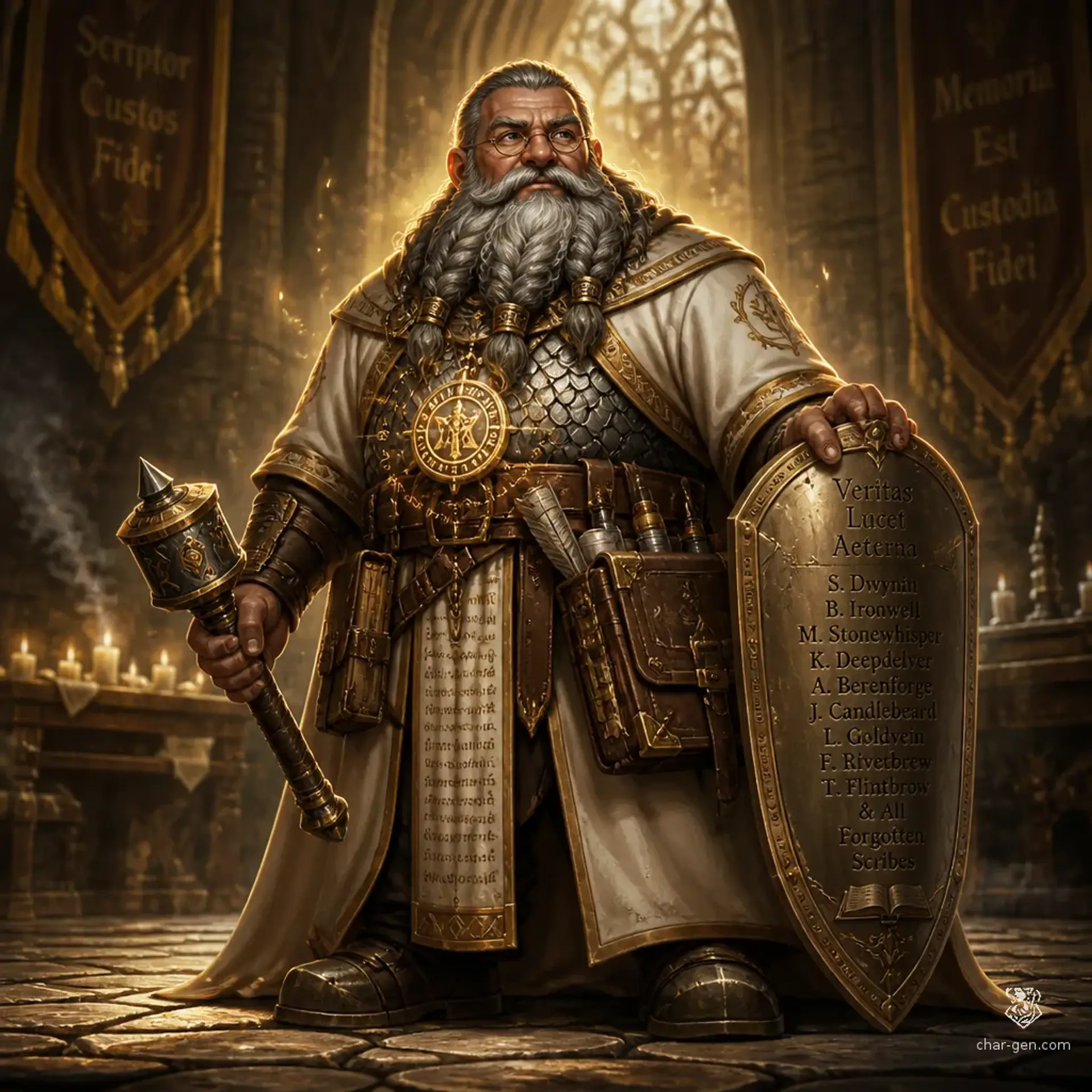 Gibbs - AI-generated fantasy Character