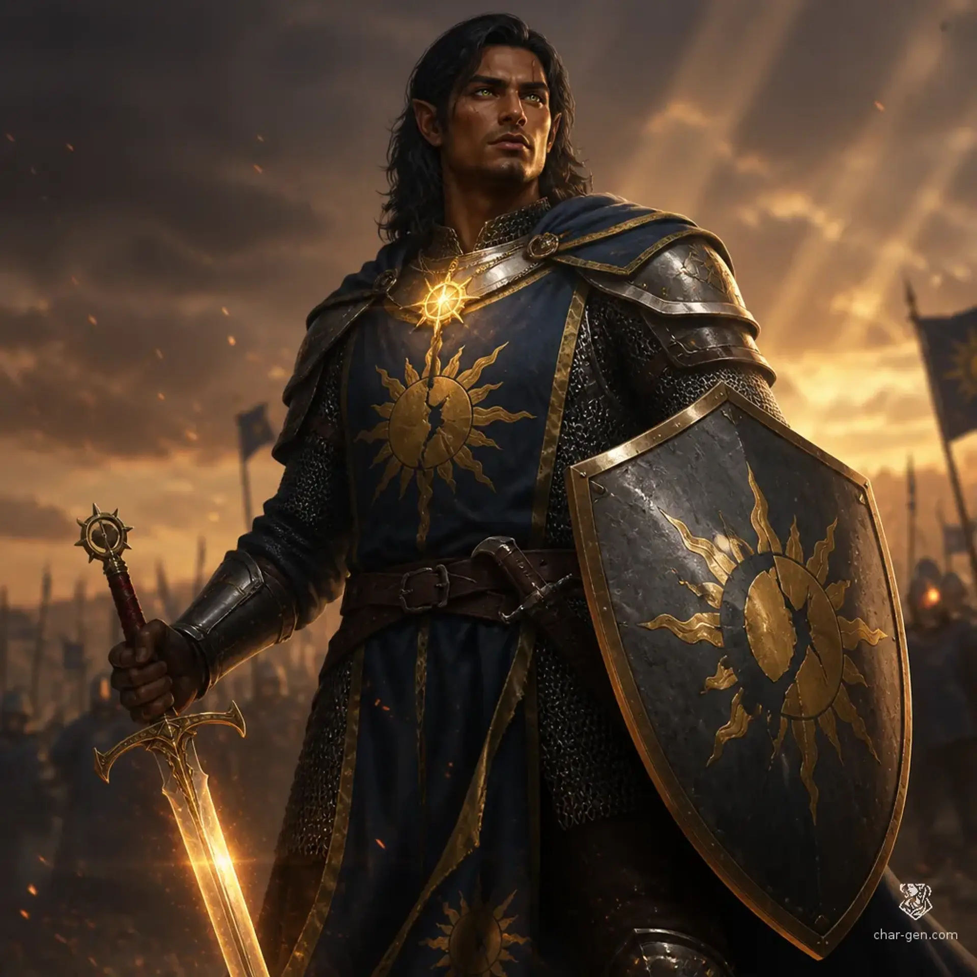 Caelan Veyr - AI-generated fantasy Character
