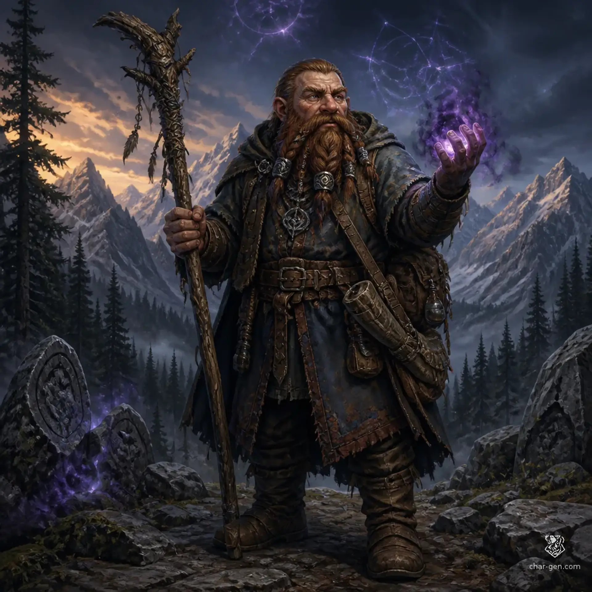 Ulrich - AI-generated fantasy Character