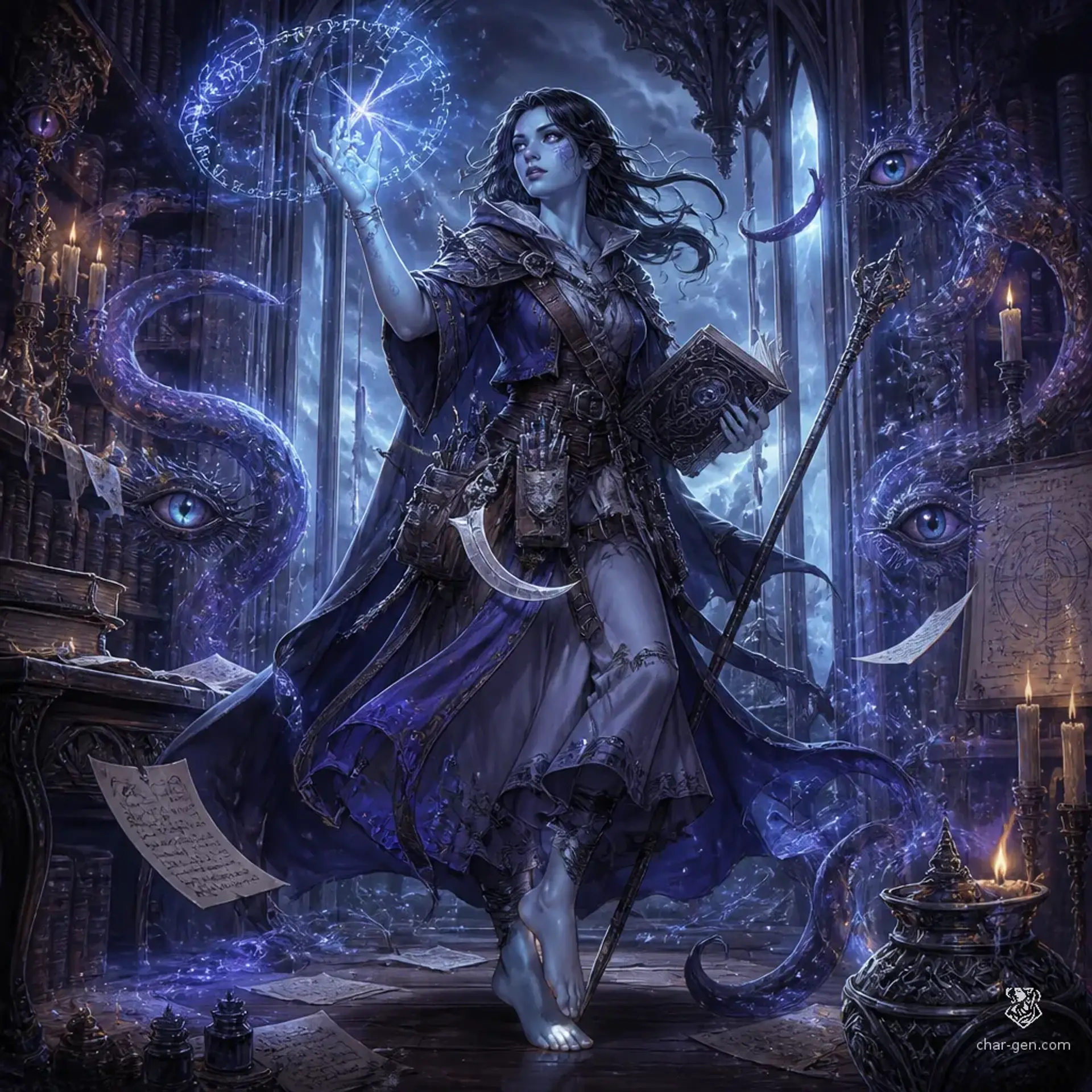 Edda Quillstep - AI-generated fantasy Character