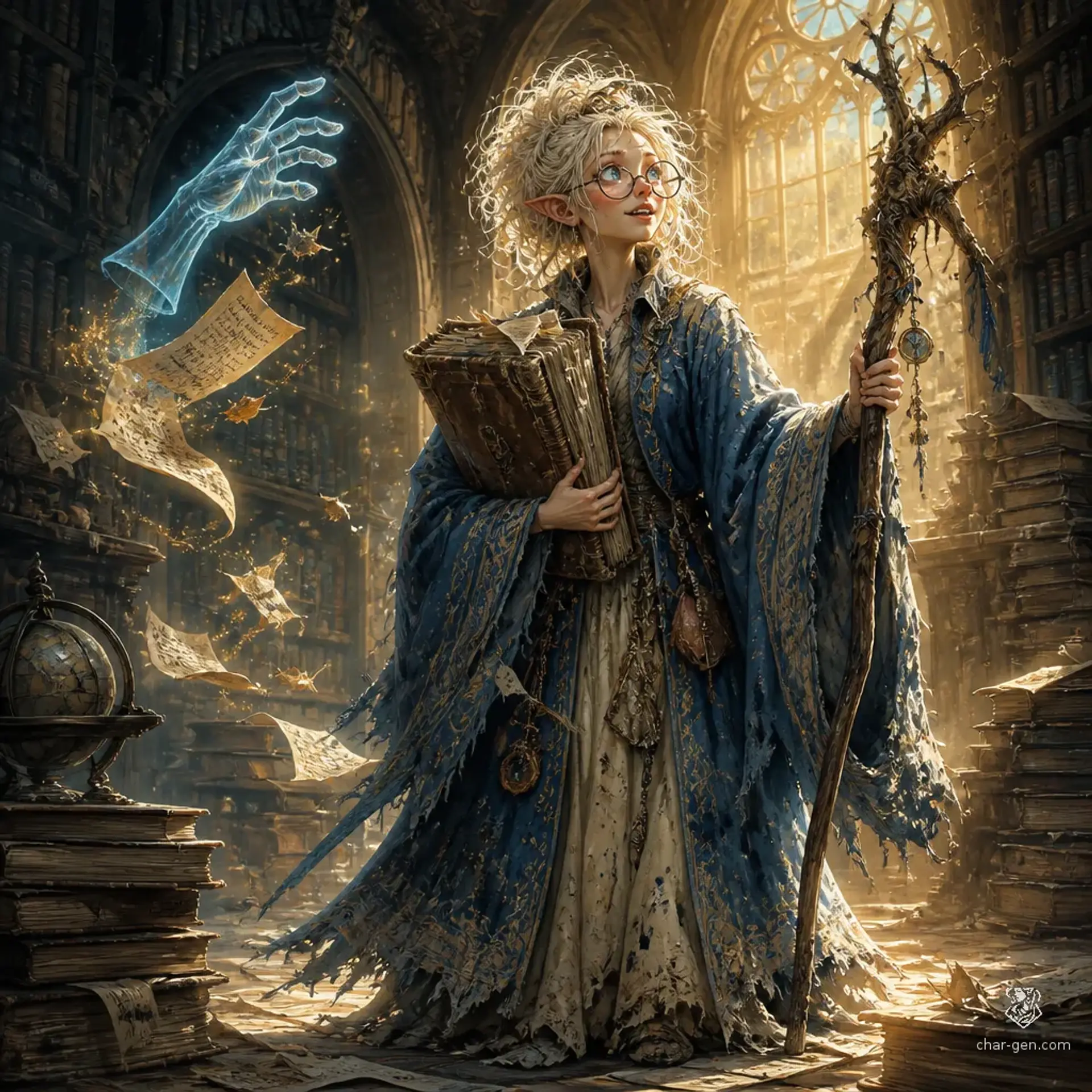 Lyraeth Oakhaven - AI-generated fantasy Character