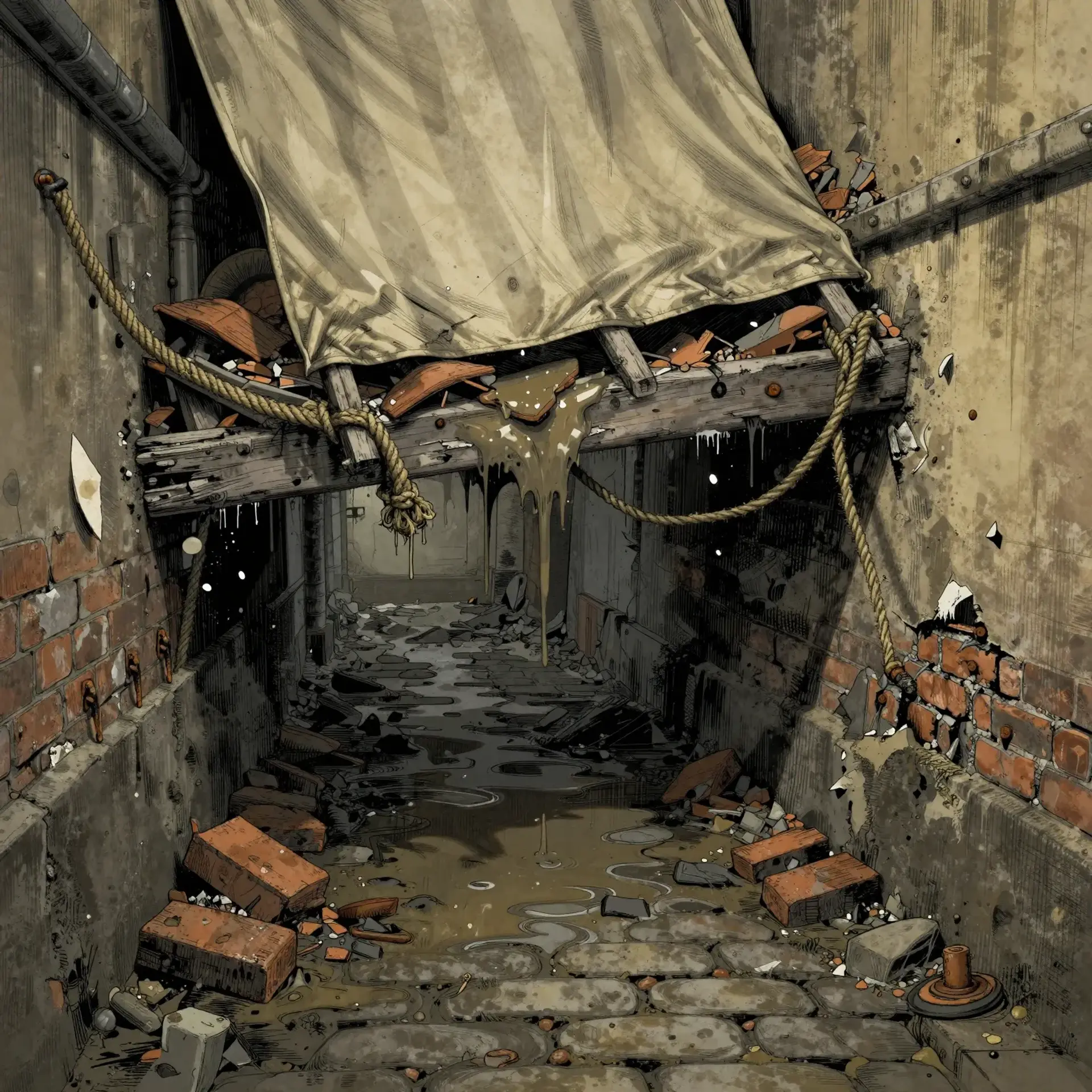 Unstable Merchant's Awning