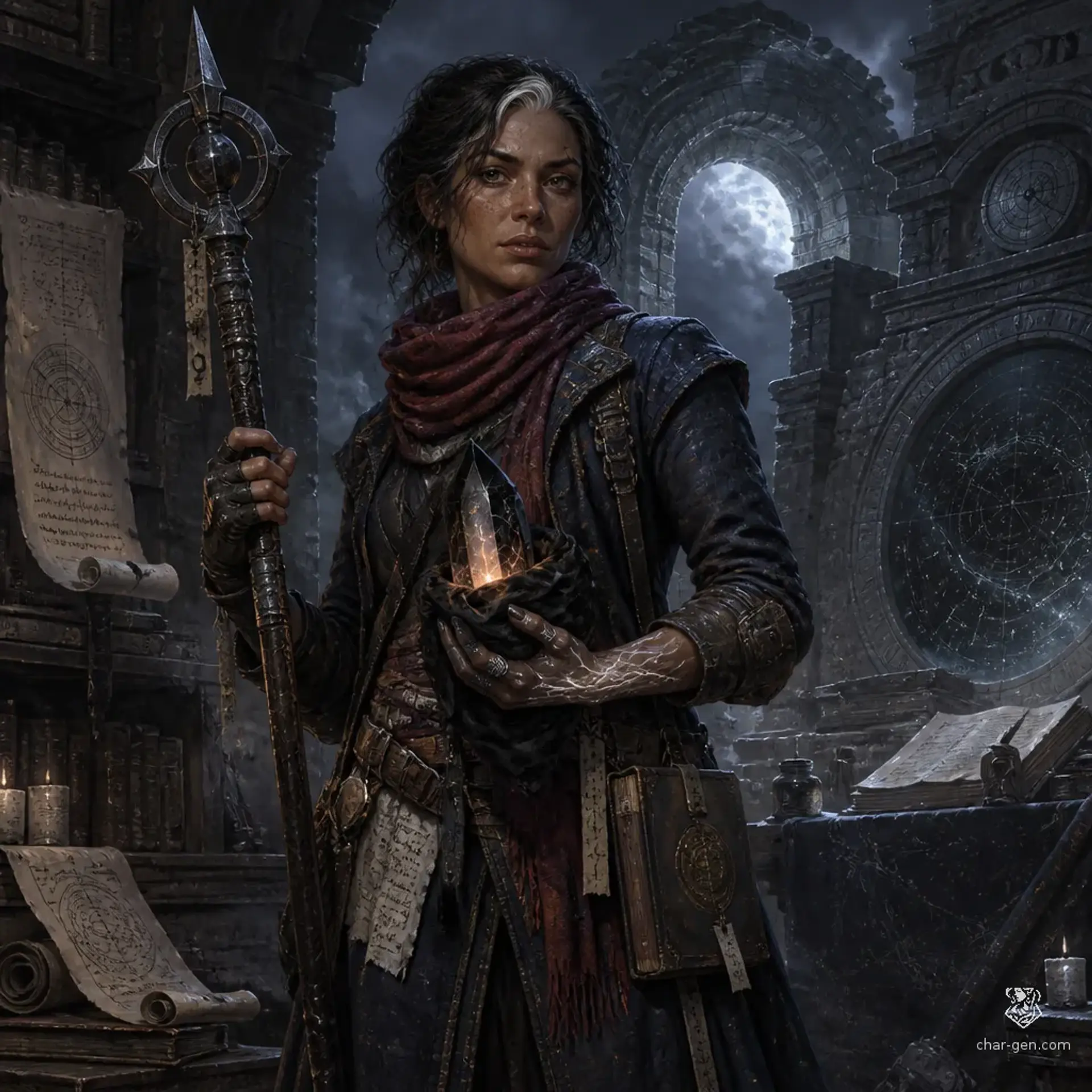 Ysara - AI-generated fantasy NPC