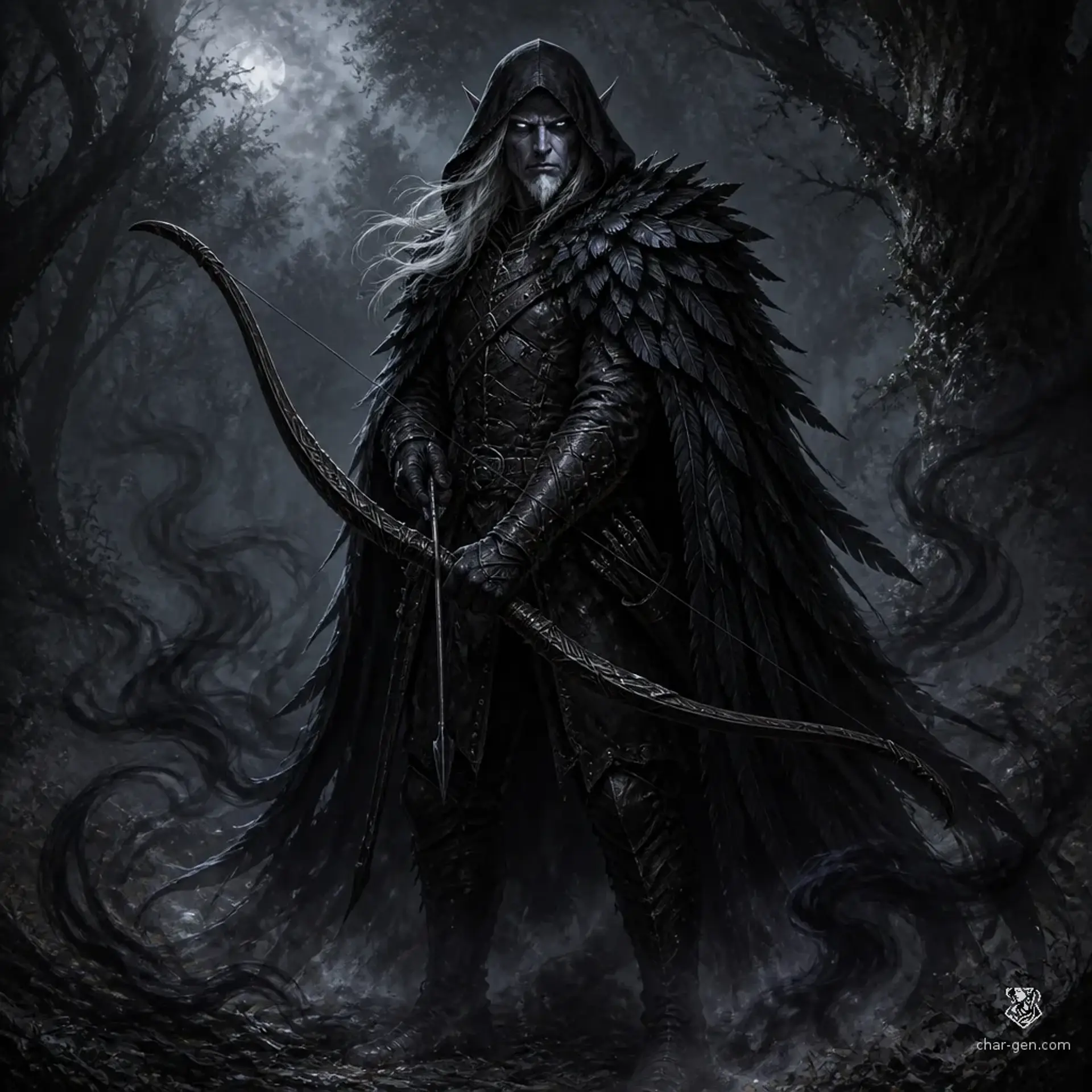Vaxen Shadowwhisper - AI-generated fantasy Character