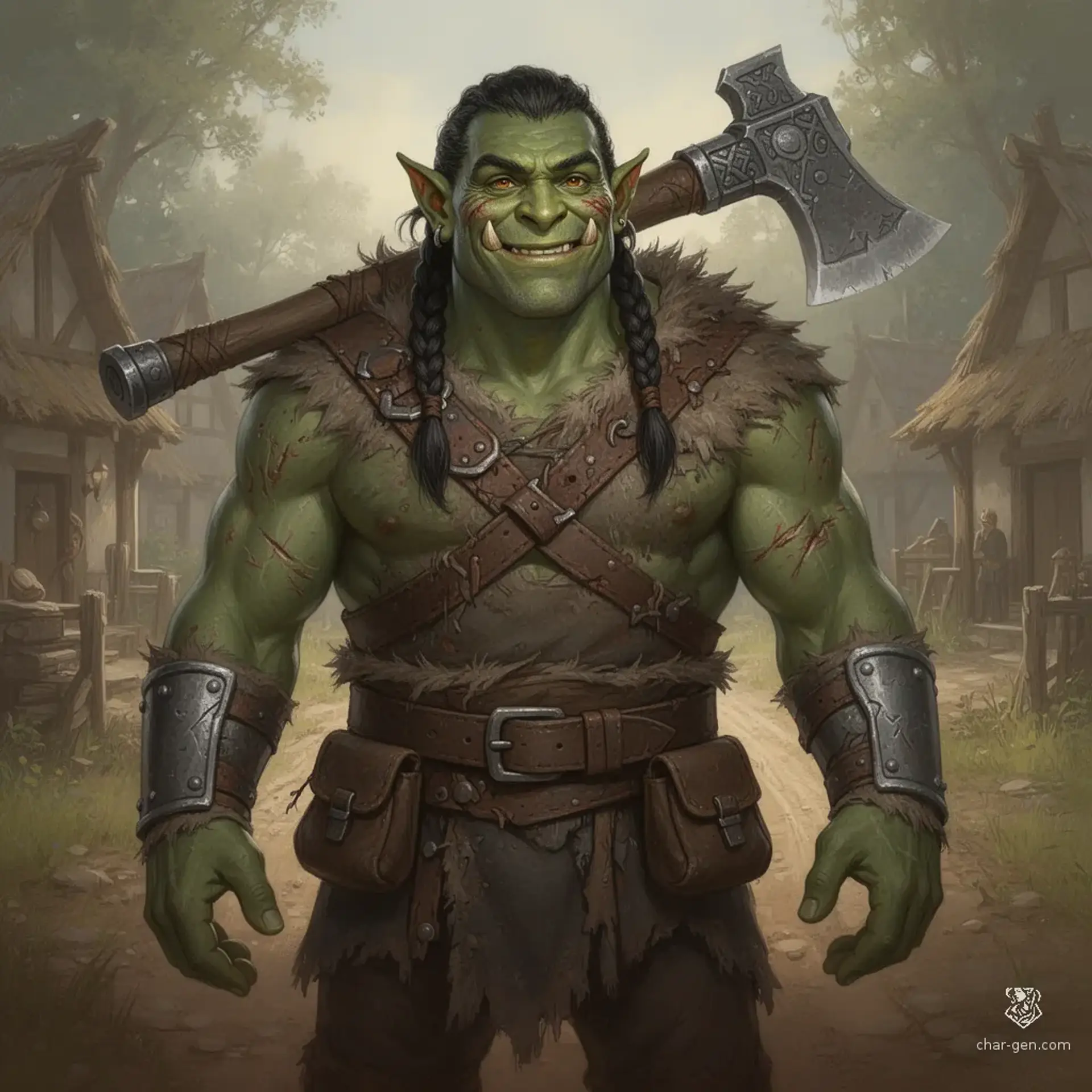 Rukthar Track-blood - AI-generated fantasy NPC