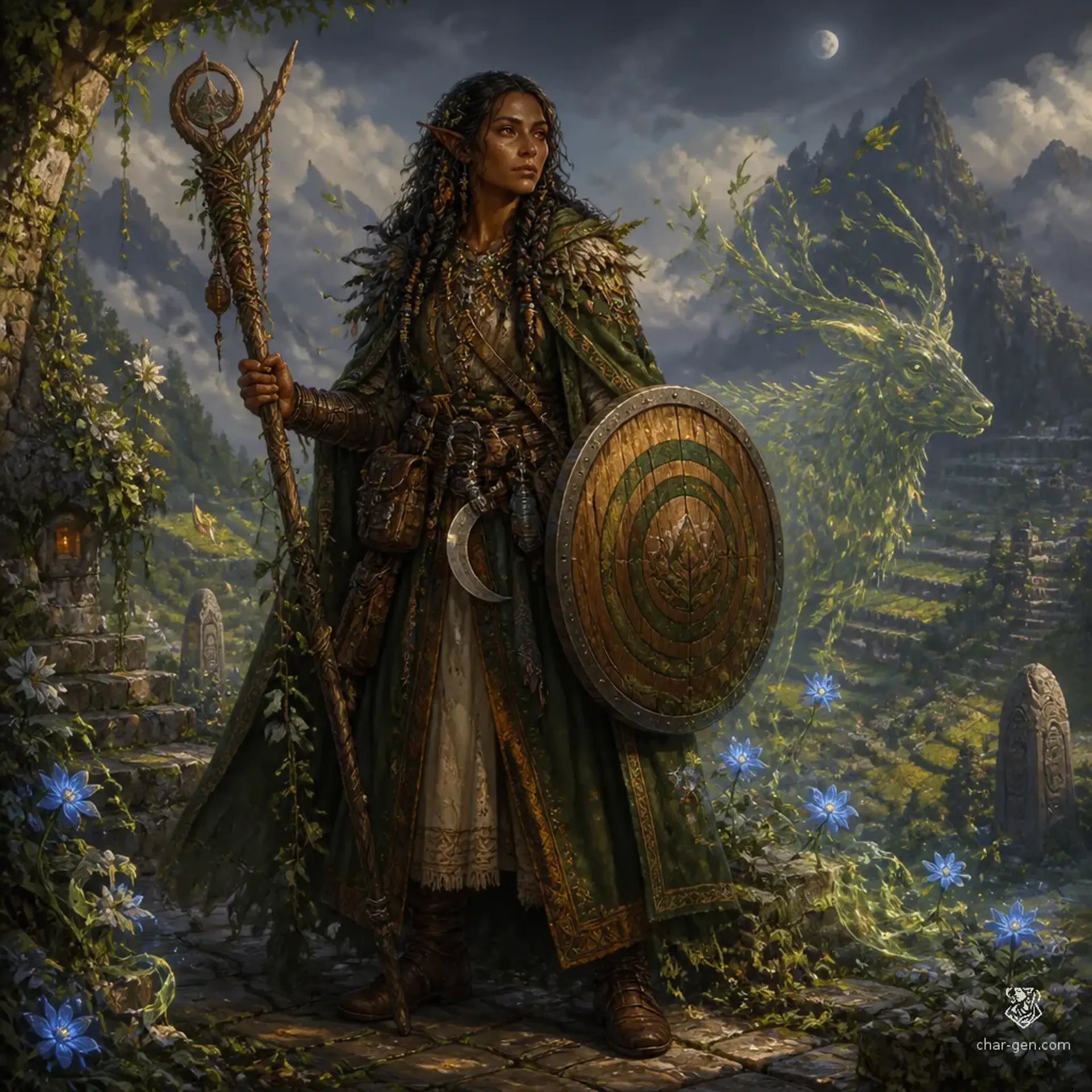 Mishka Qori - AI-generated fantasy Character
