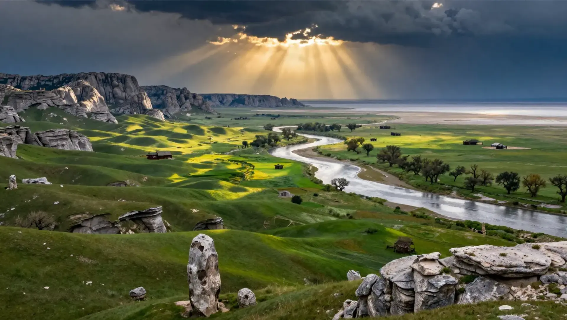 The Verdant Reach - AI-generated fantasy Region
