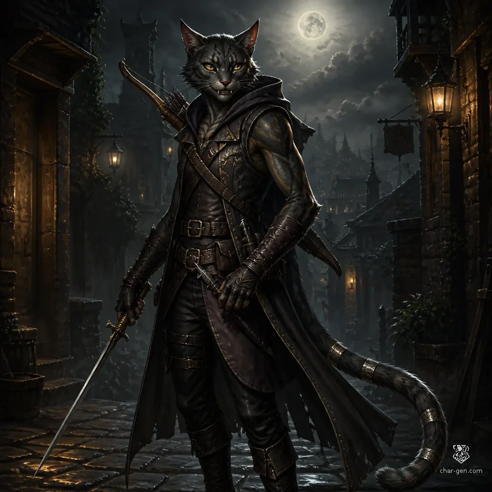 Demon - AI-generated fantasy Character