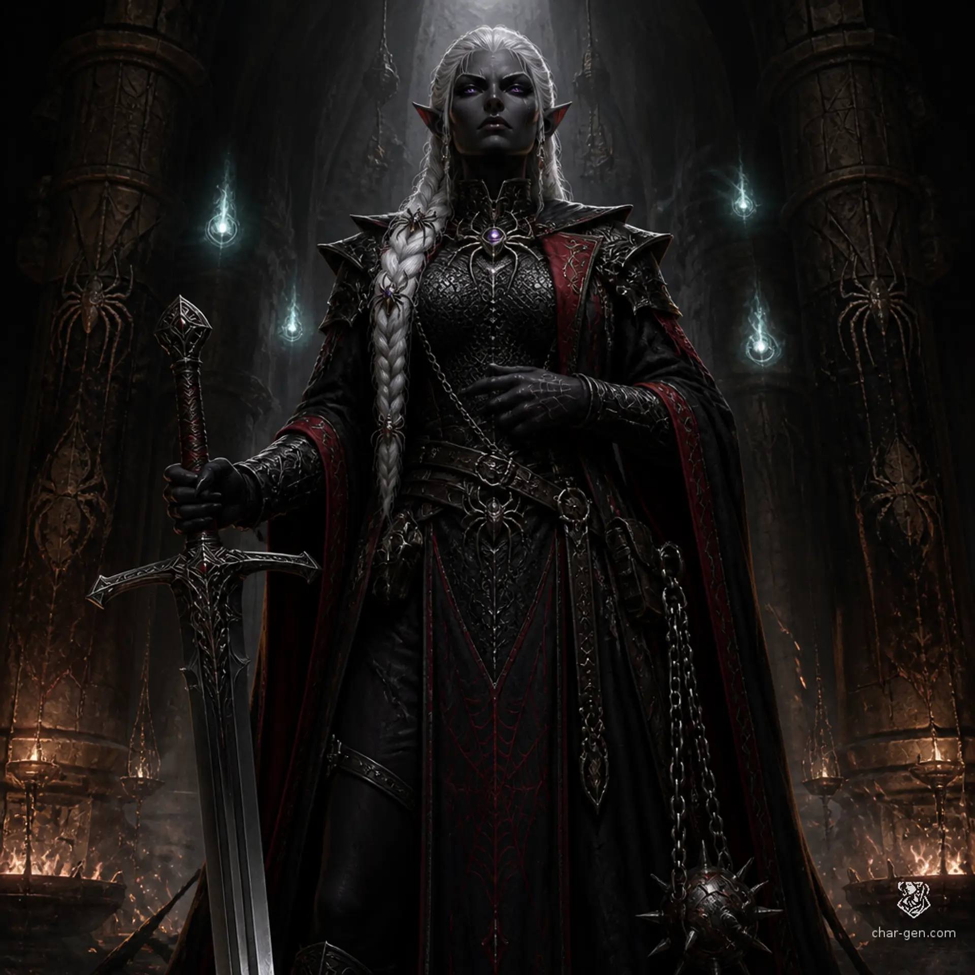Aurelia Malice - AI-generated fantasy Character