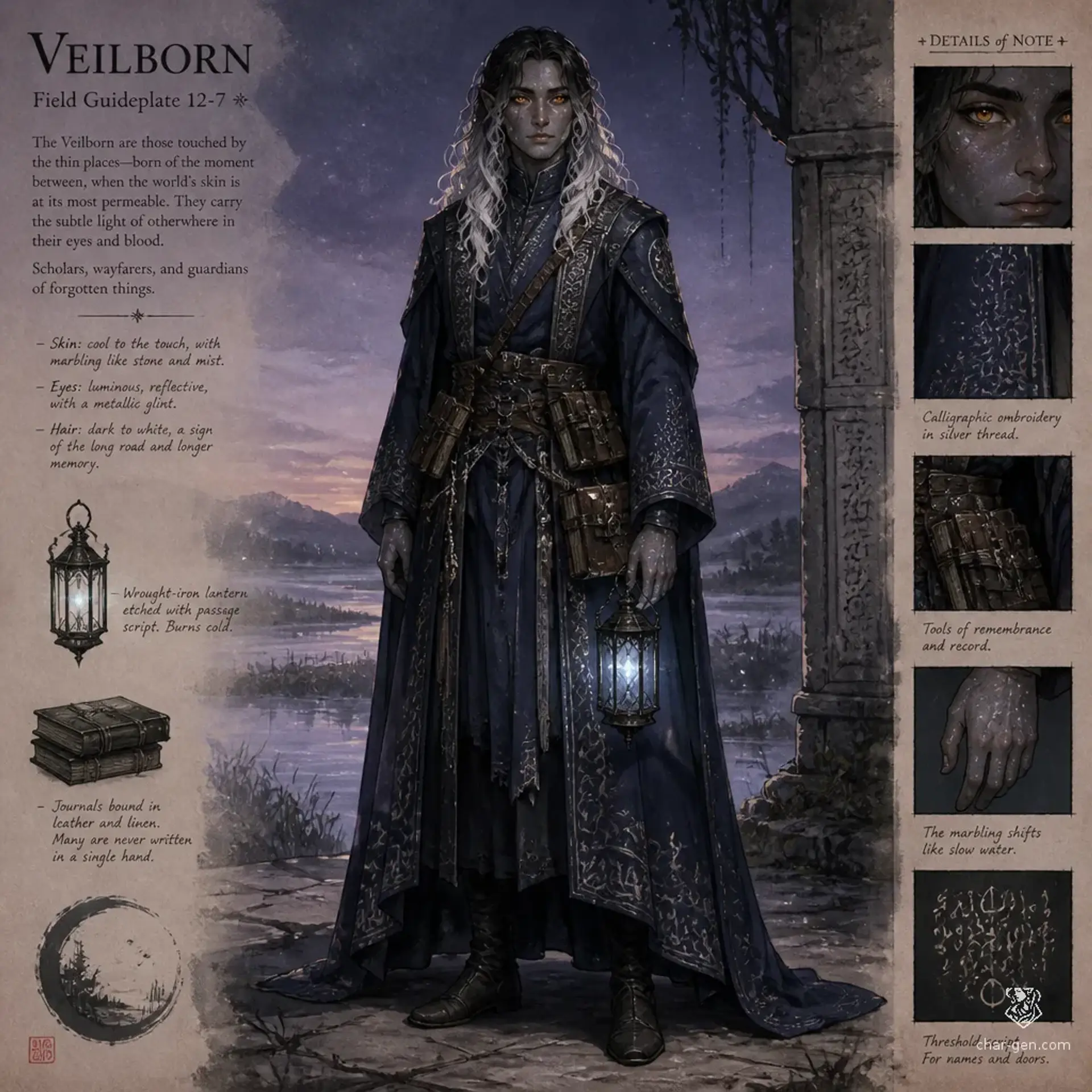 Veilborn - AI-generated fantasy Species