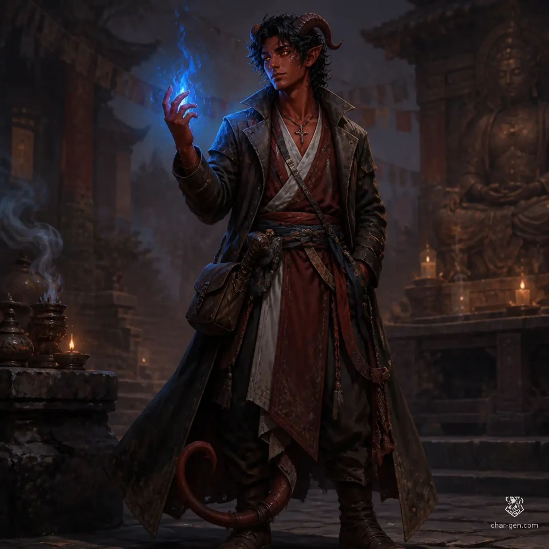 Mairen Quisca - AI-generated fantasy Character