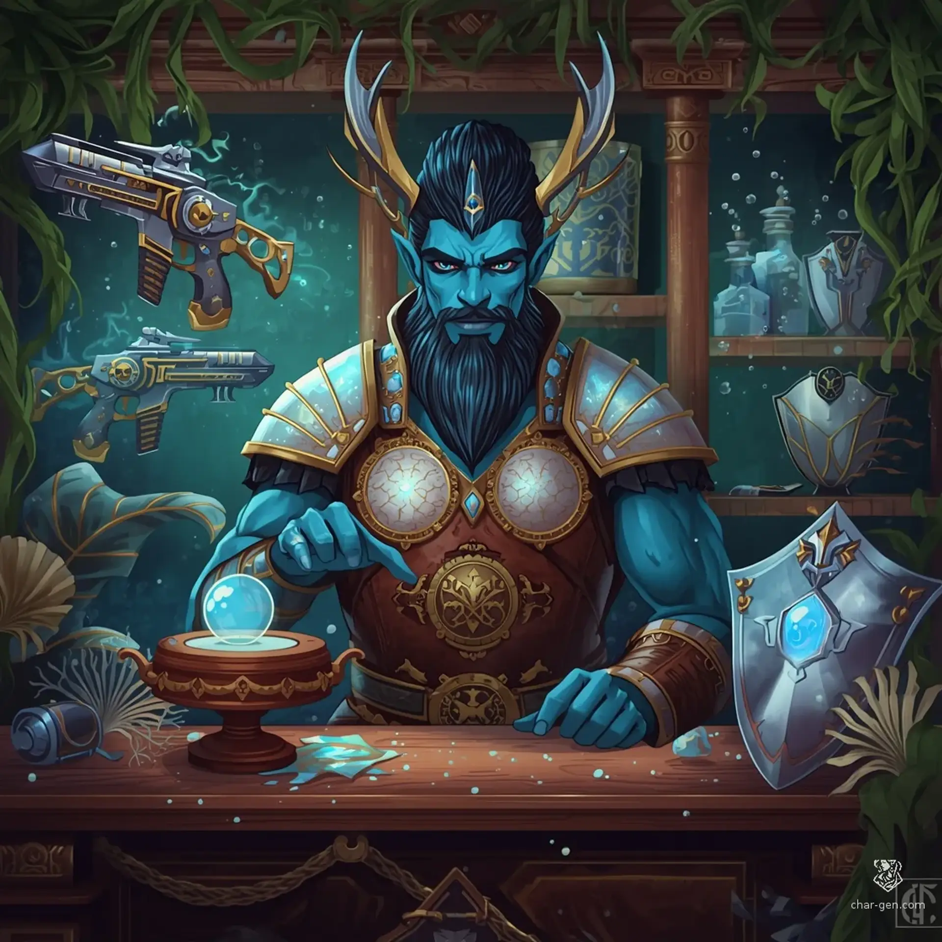 Captain Maximillian Sterling - AI-generated fantasy NPC