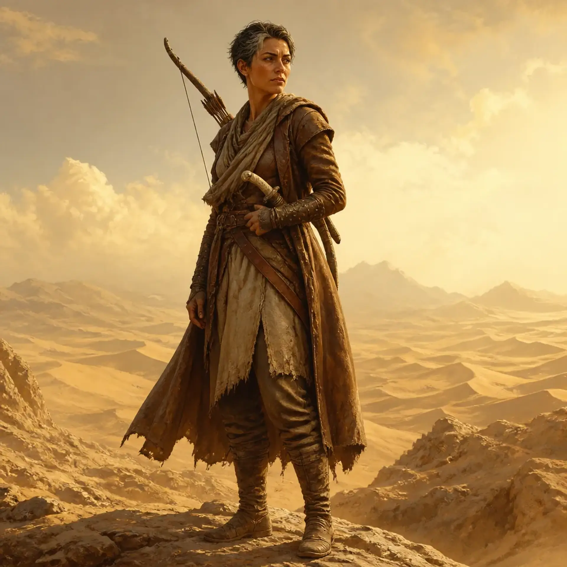 Morgan - AI-generated fantasy Character