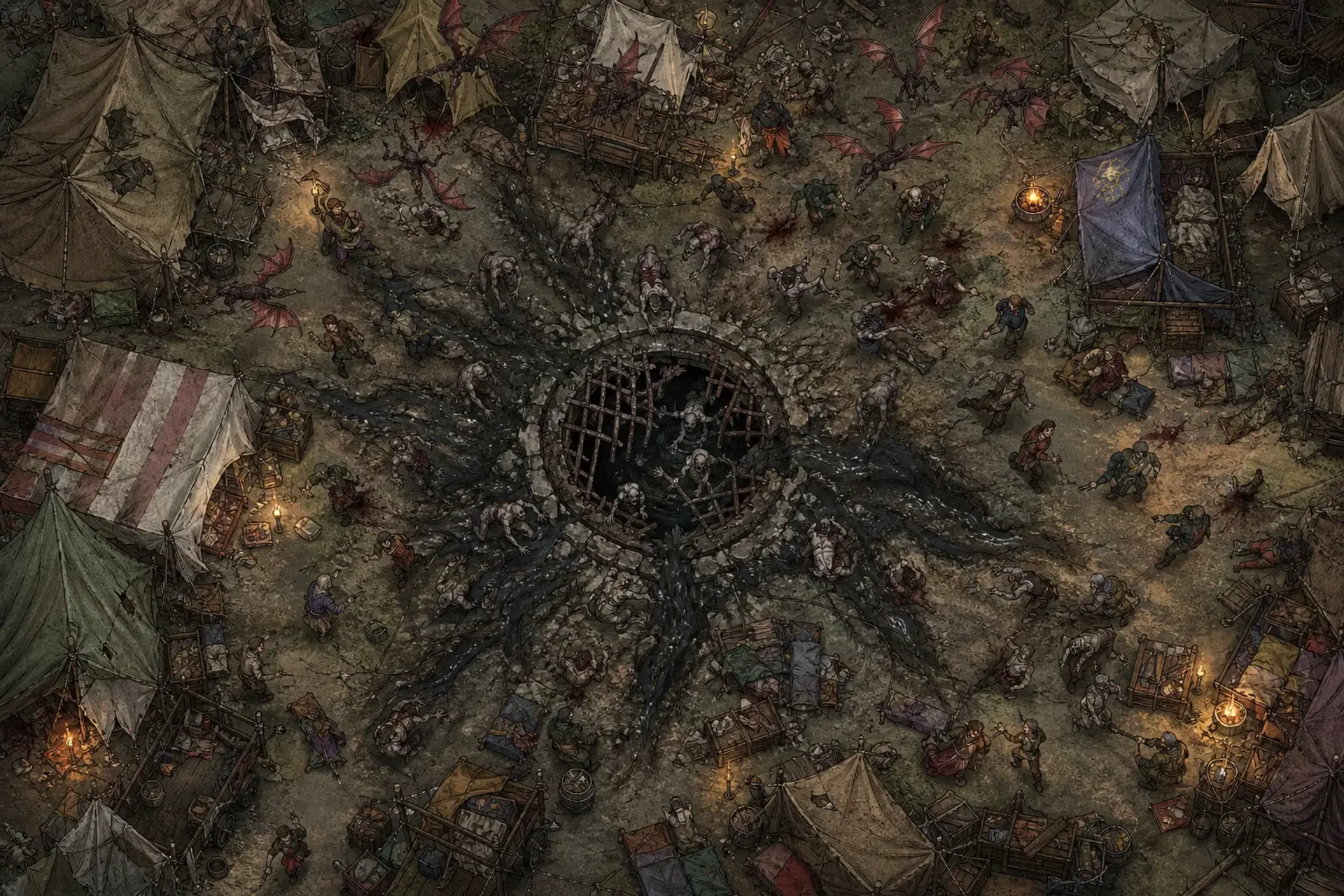 Save the Refugee Camp from the Sewer Outbreak