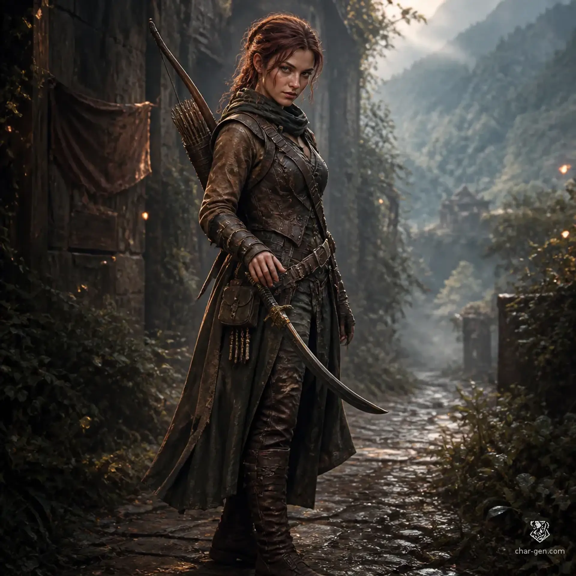 Clara - AI-generated fantasy Character