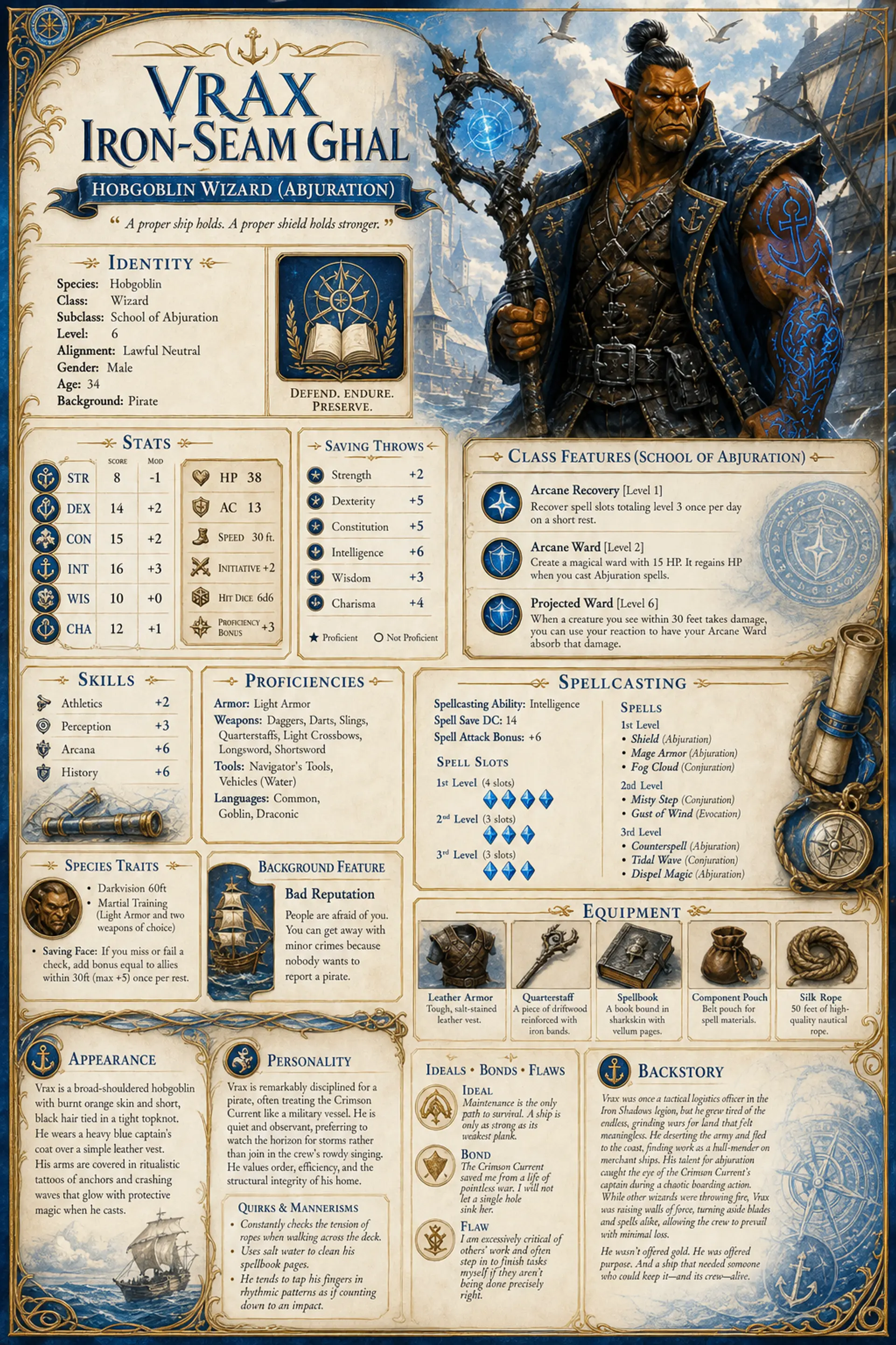 Character Sheet