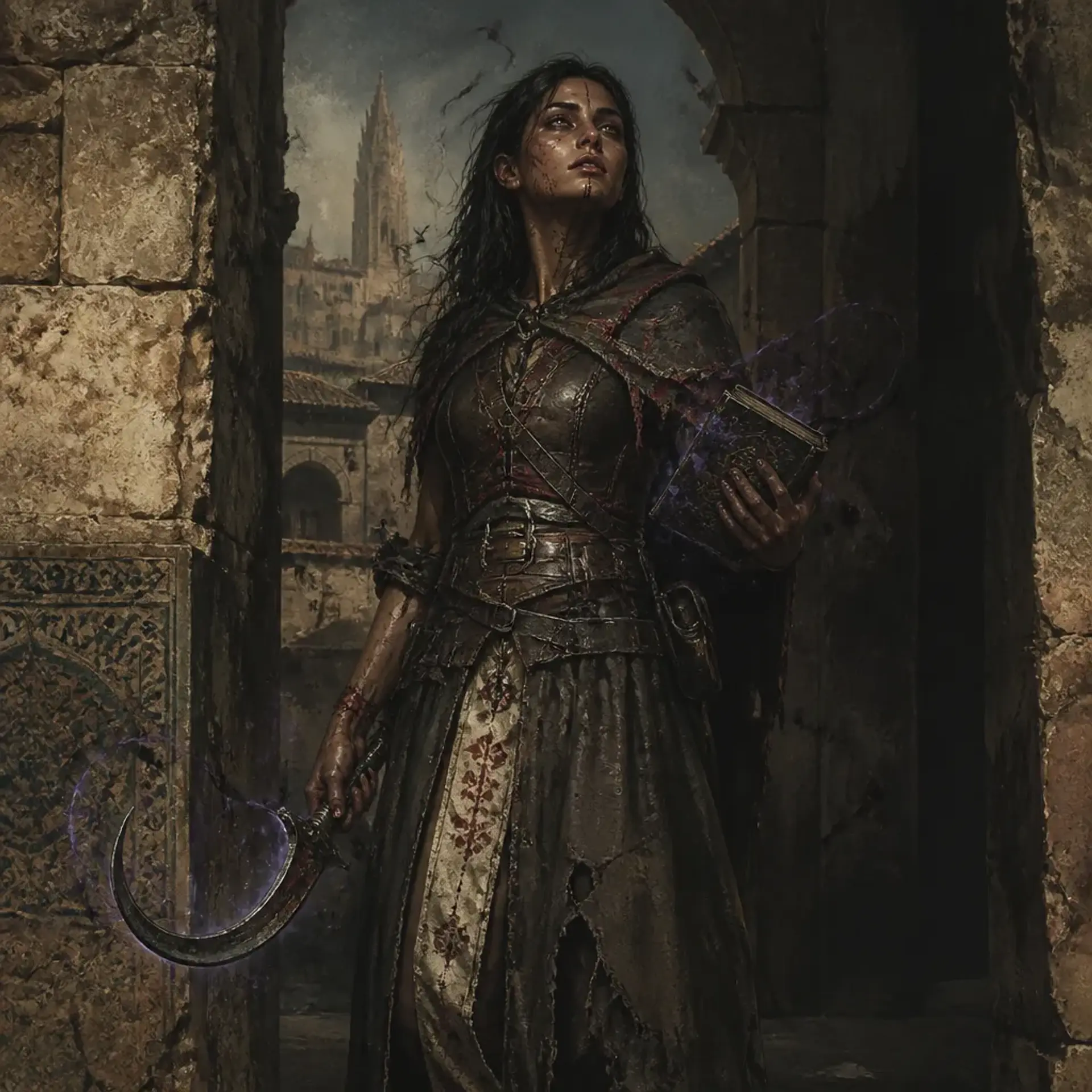Mireia Kivuli - AI-generated fantasy Character