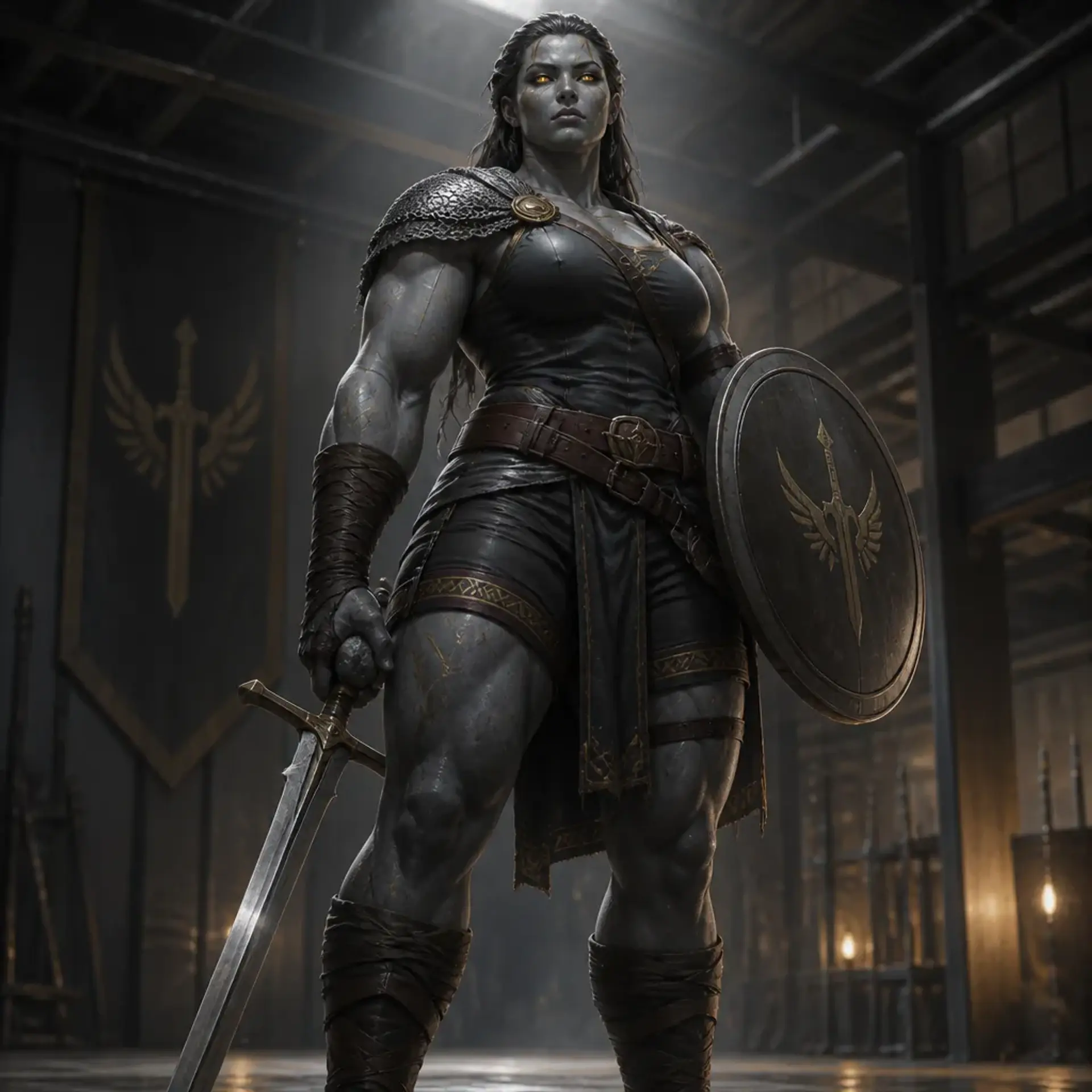 Tavra - AI-generated fantasy Character