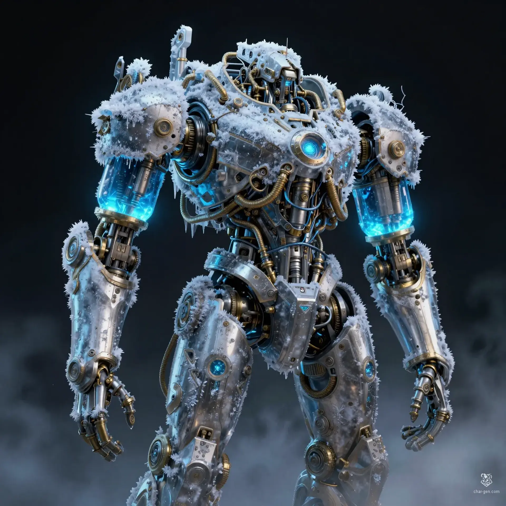 Glacial-Servo Mark IV - AI-generated fantasy Magic Item