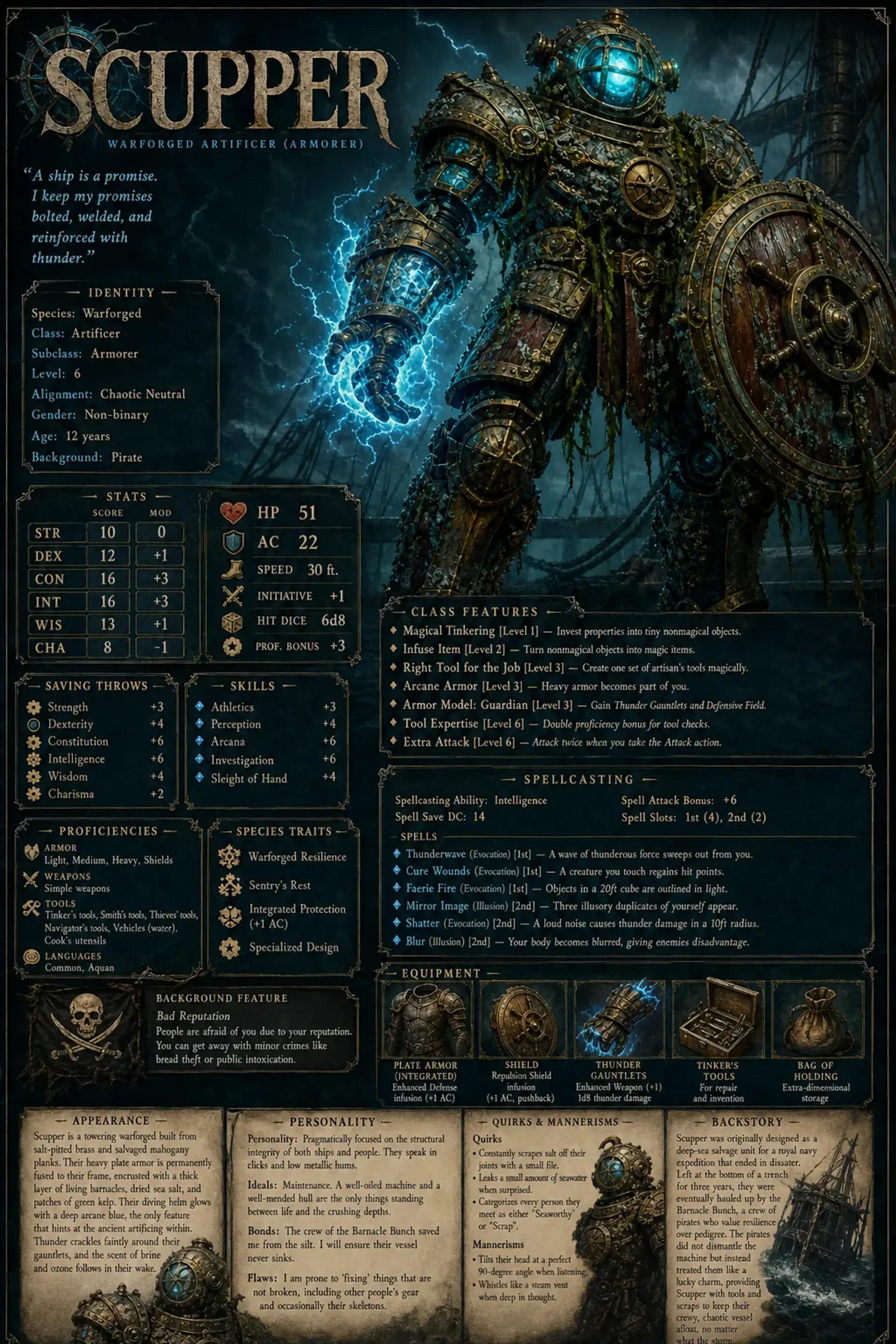 Character Sheet
